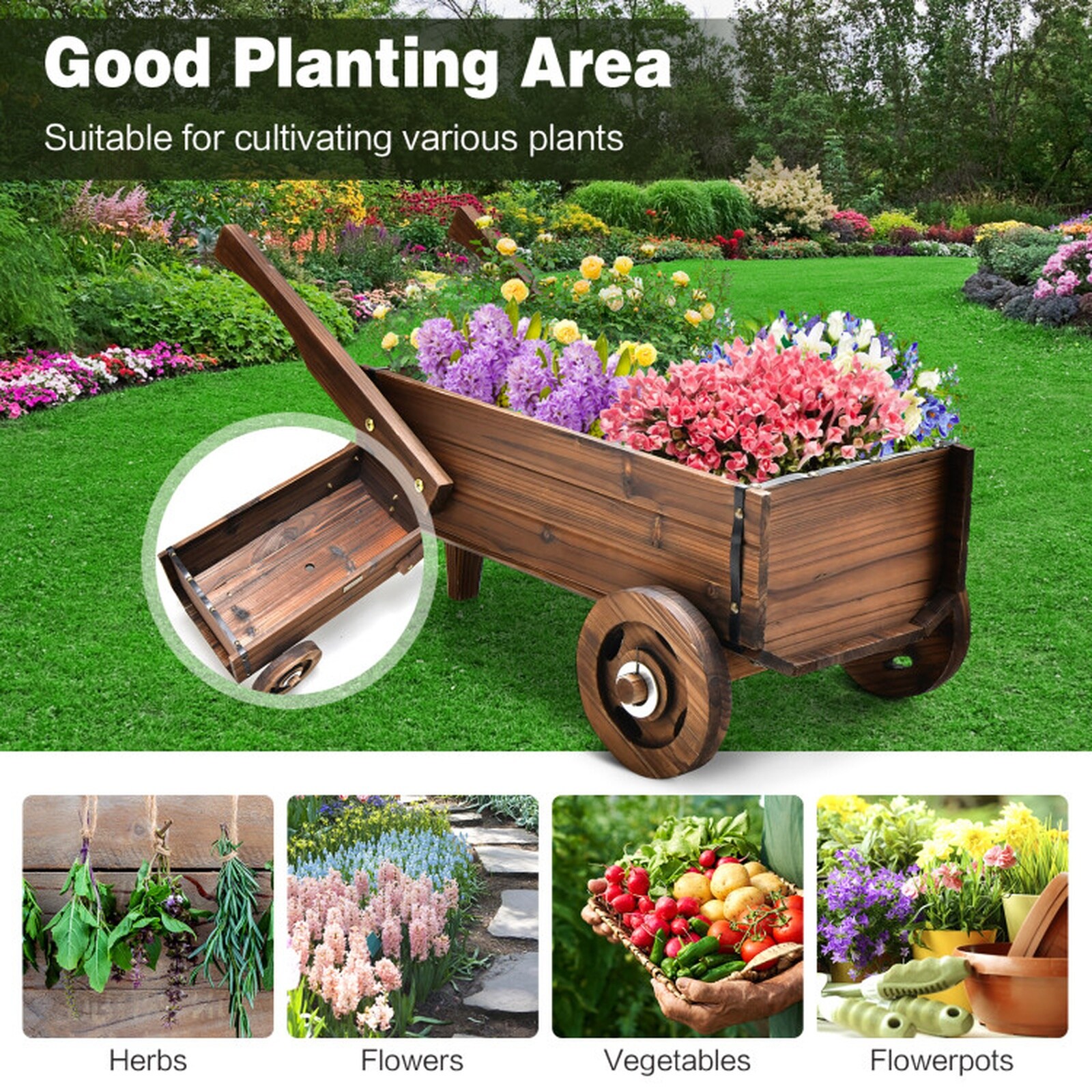 SUGIFT LW108SUGHY793 Plant-Caddy-Cart - View #5