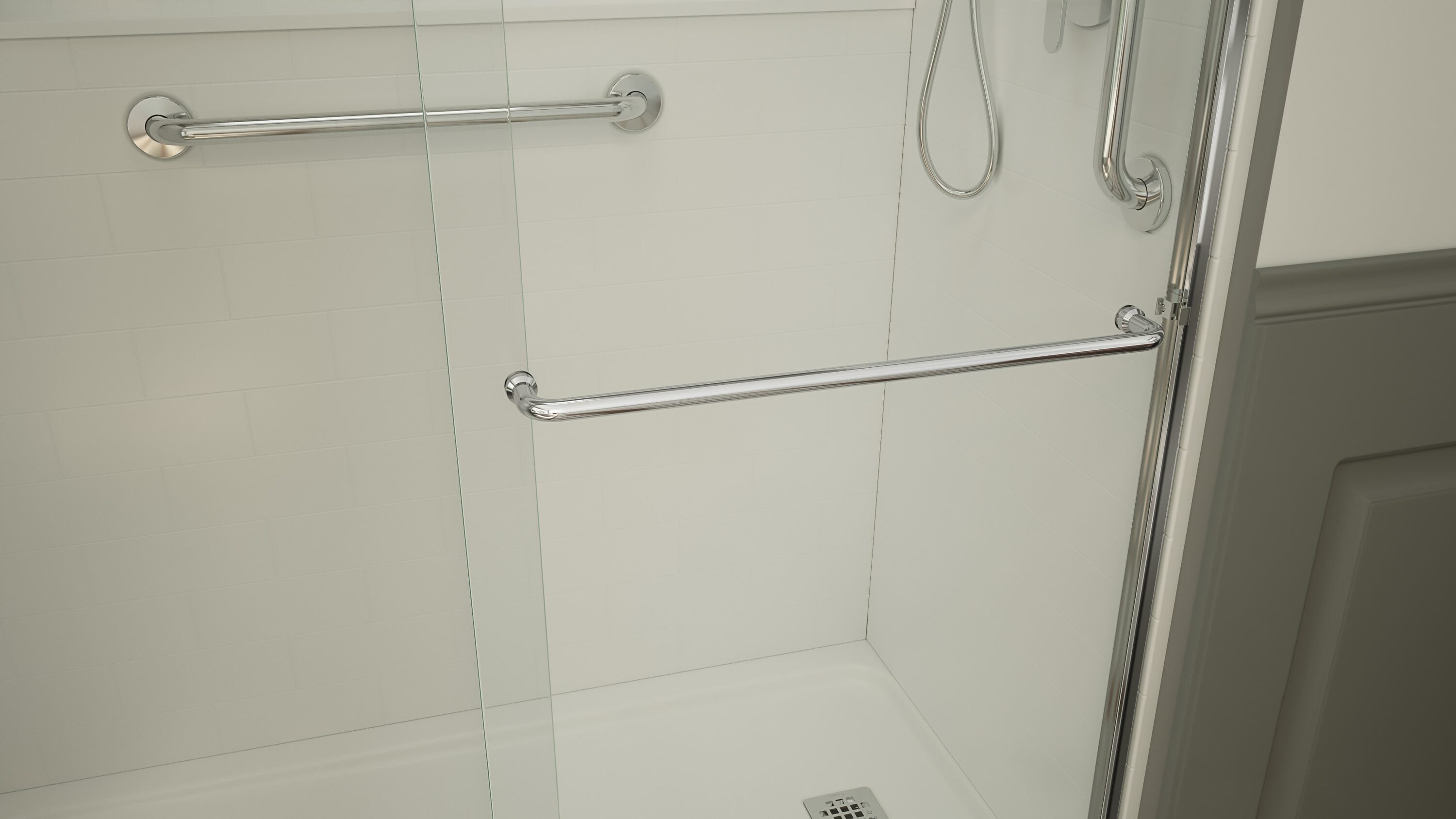 Laurel Mountain LM6032LTSKRWC Alcove-Shower-Kit - View #9
