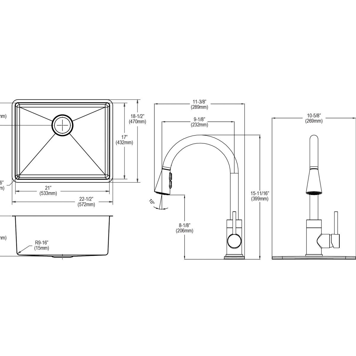 Elkay ECTRU21179TFCBC Kitchen-Sinks - View #16