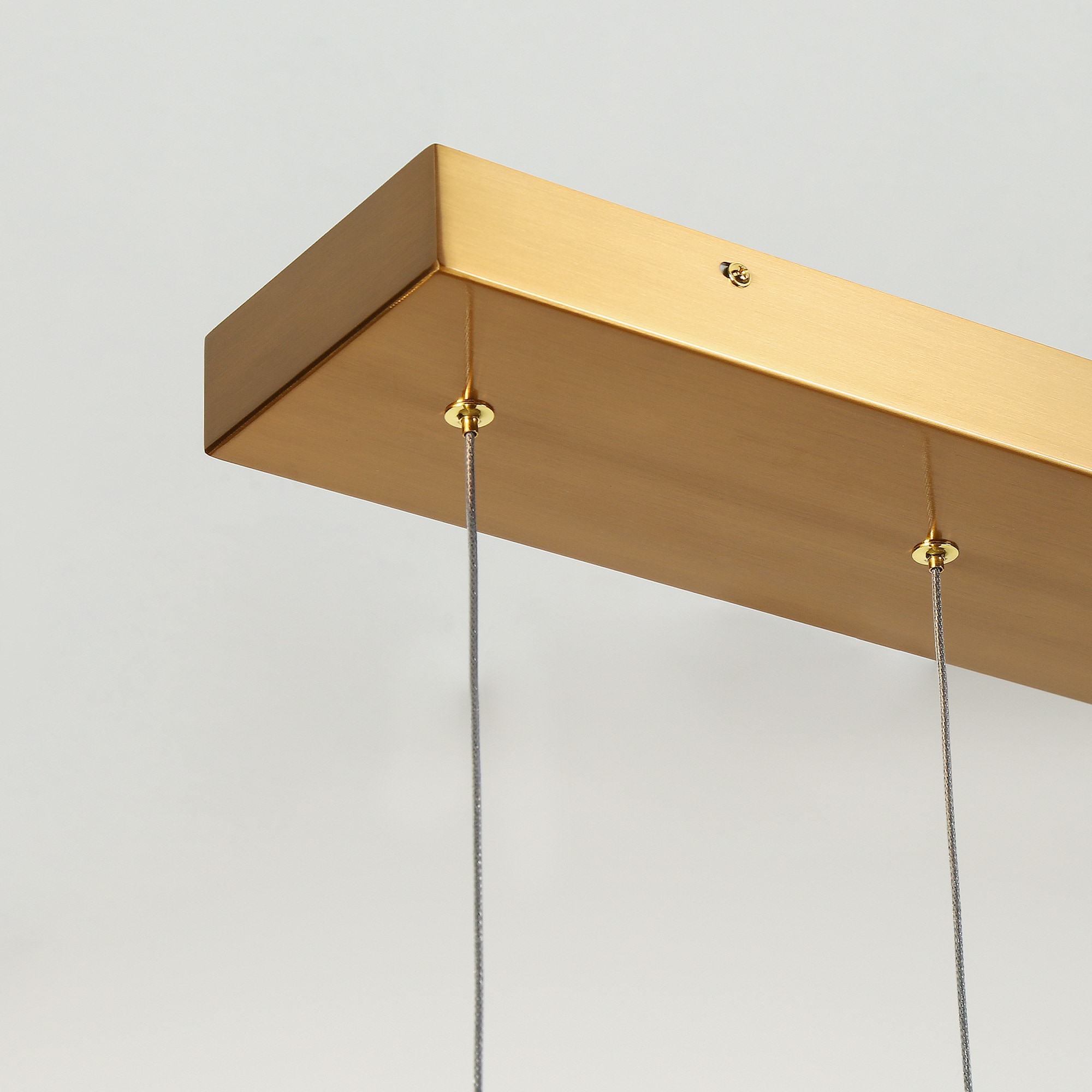 Gold and Clear Resin 5-Light LED Kitchen Island Chandelier