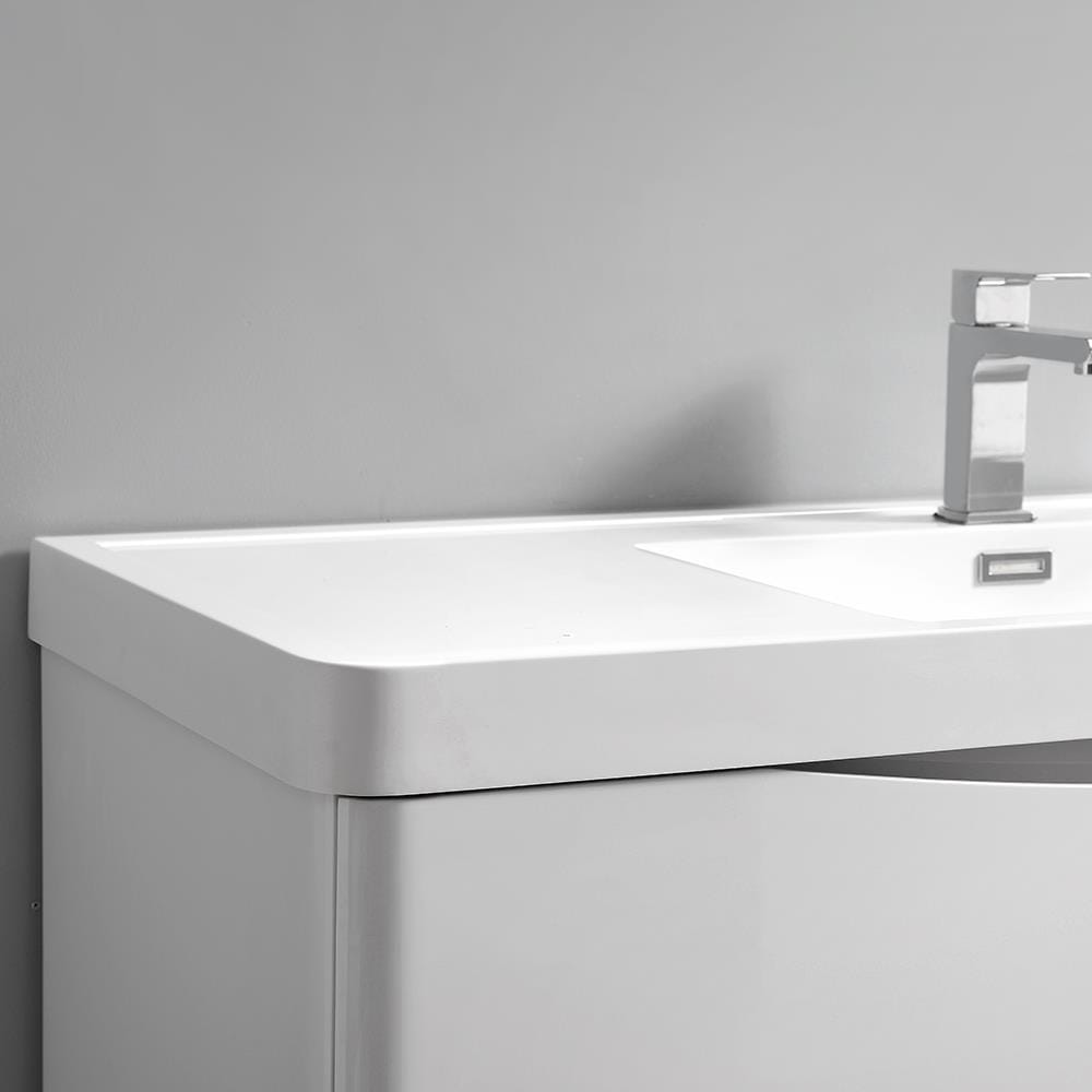 Fresca FCB9048WH-D-I Bath-Vanity-Combo - View #10