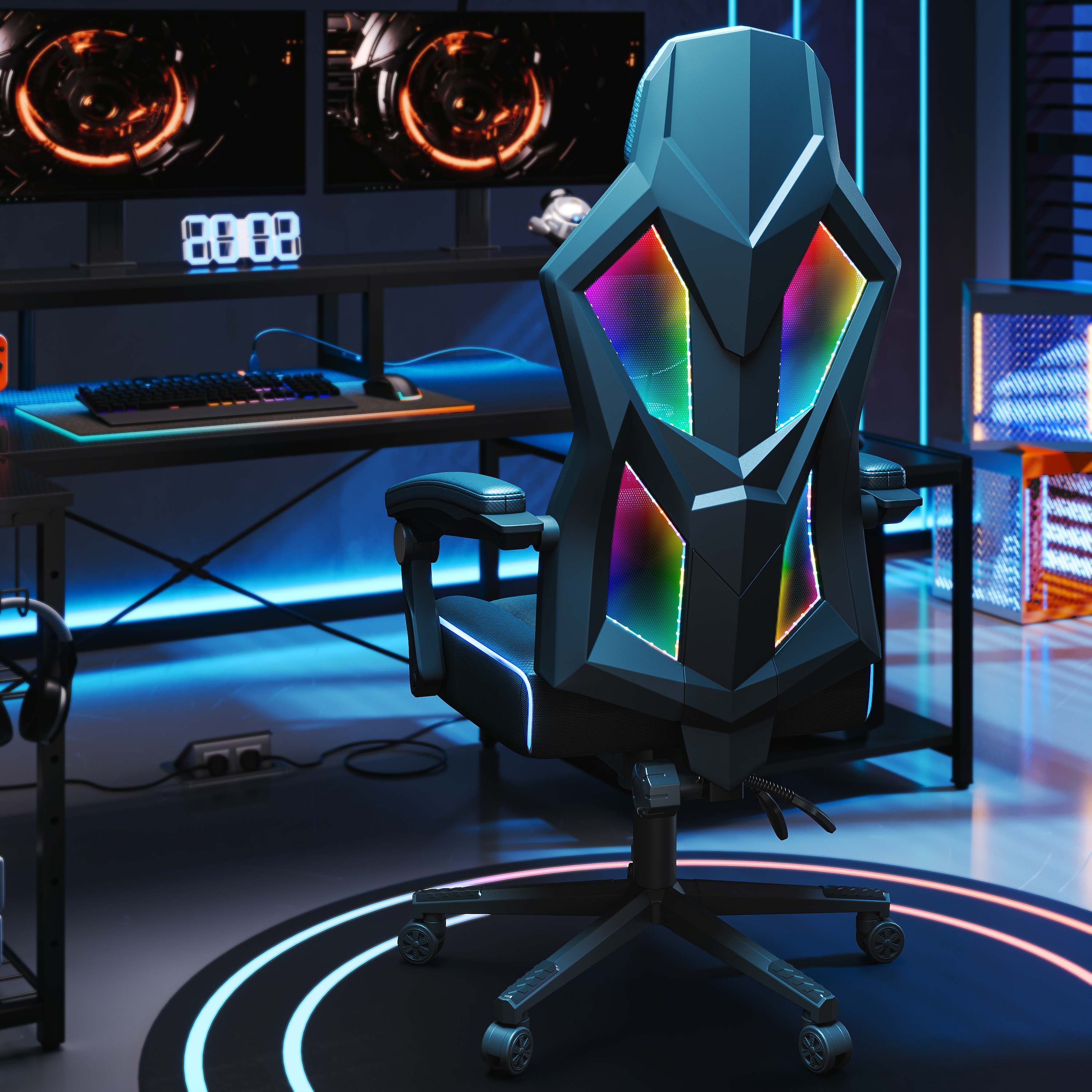 Bestier LOW-H200162A-GMBK chairs - View #3