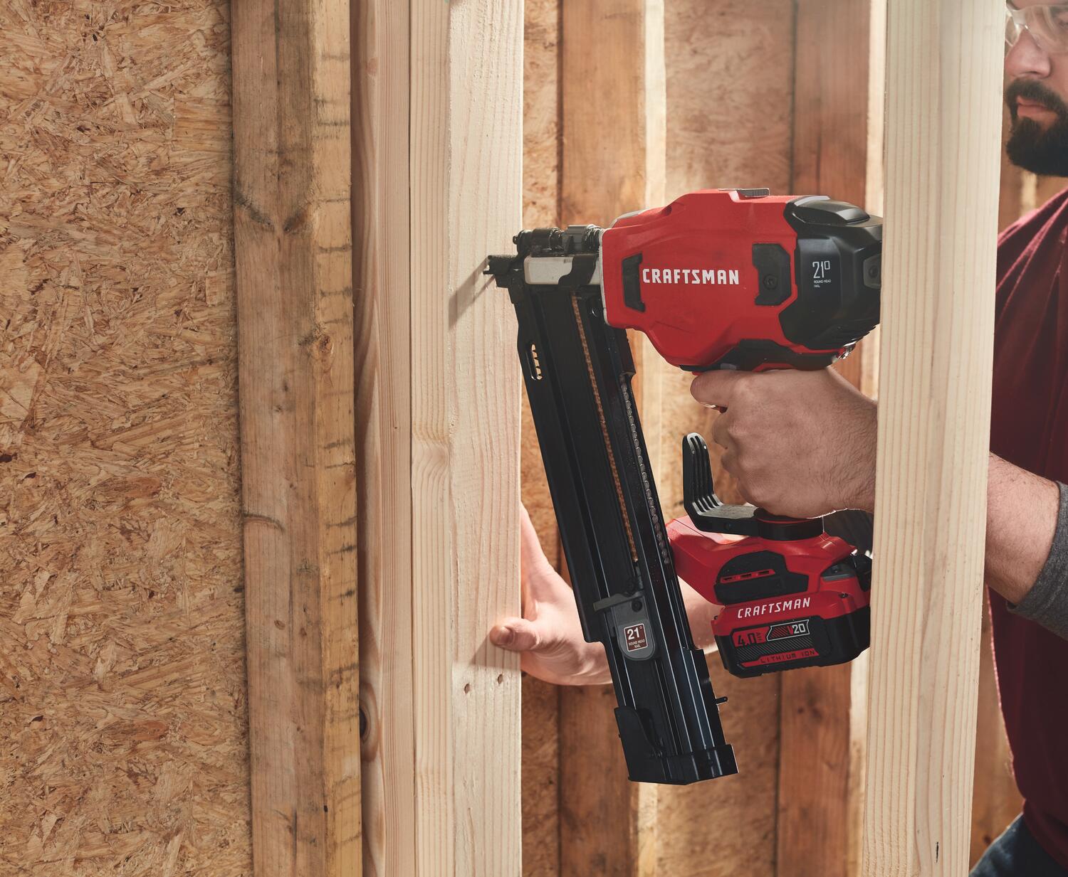 CRAFTSMAN 3.25 in 21 Degree Cordless Framing Nailer at Lowes