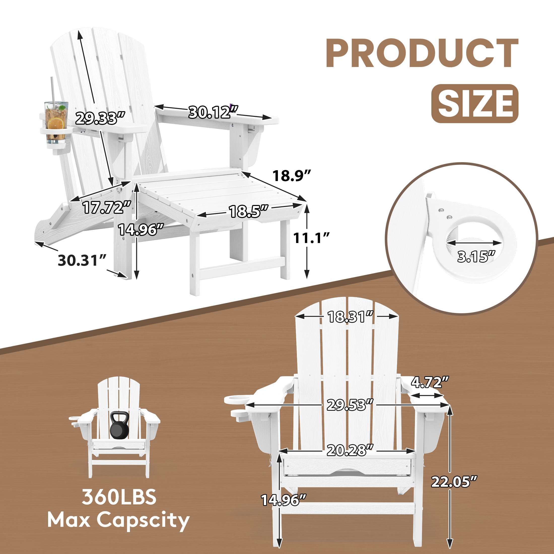 VOUA AK-CLGJ-WE Patio-Chairs - View #3