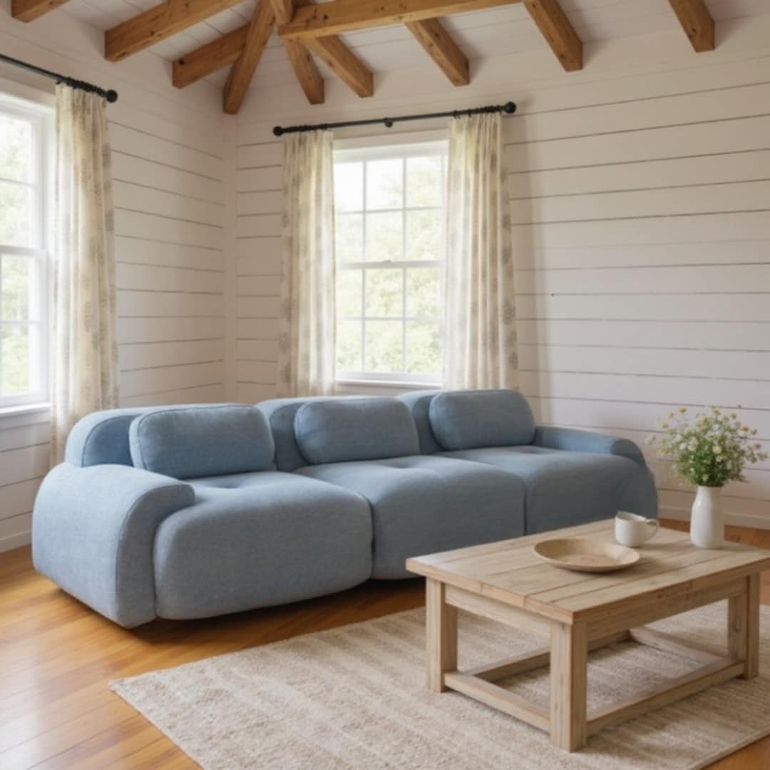 Homy Casa SMZO-POY-BL Sofas-Loveseats - View #3