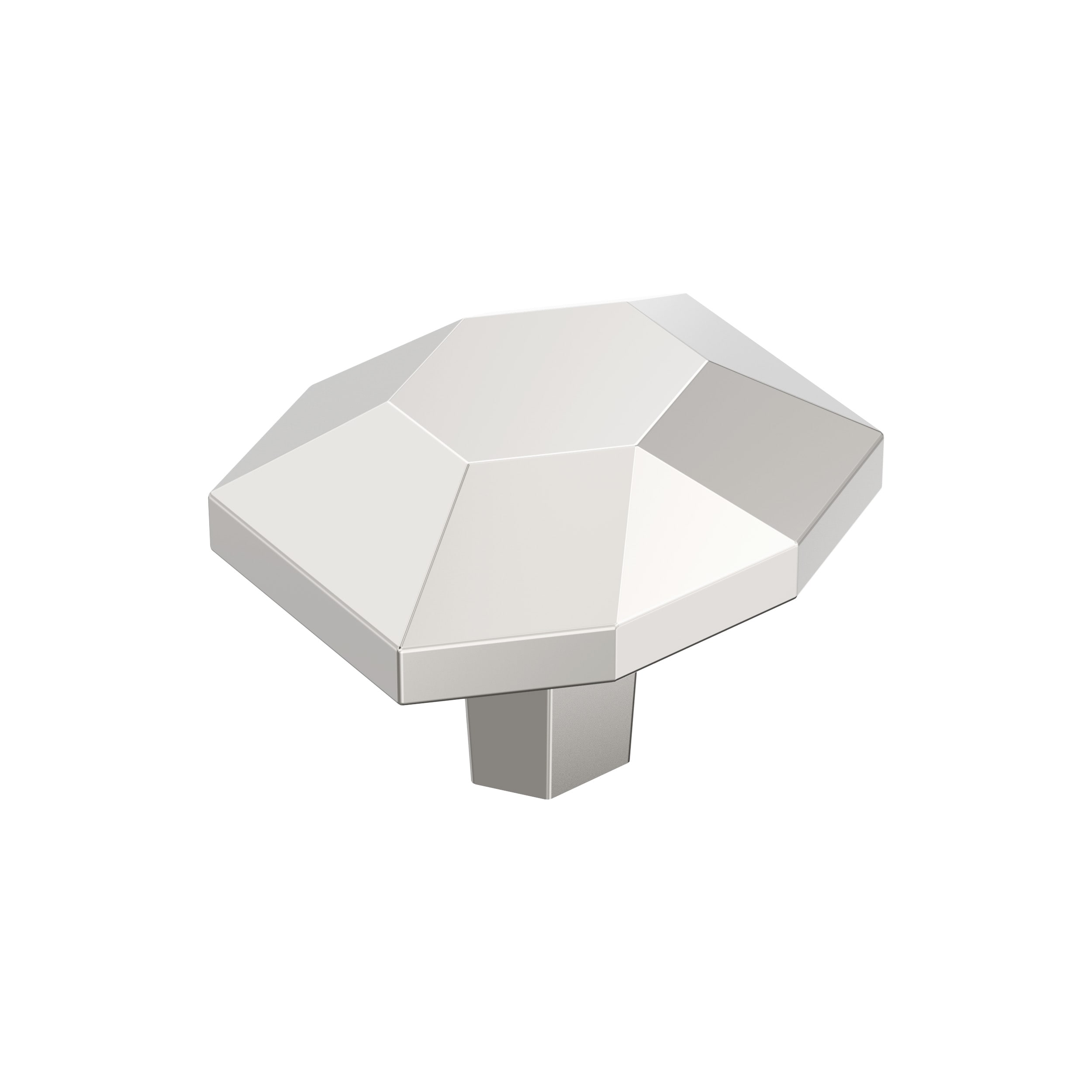 Amerock BP36641PN St. Vincent 1-5/8-in Polished Nickel Geometric Contemporary Cabinet Knob