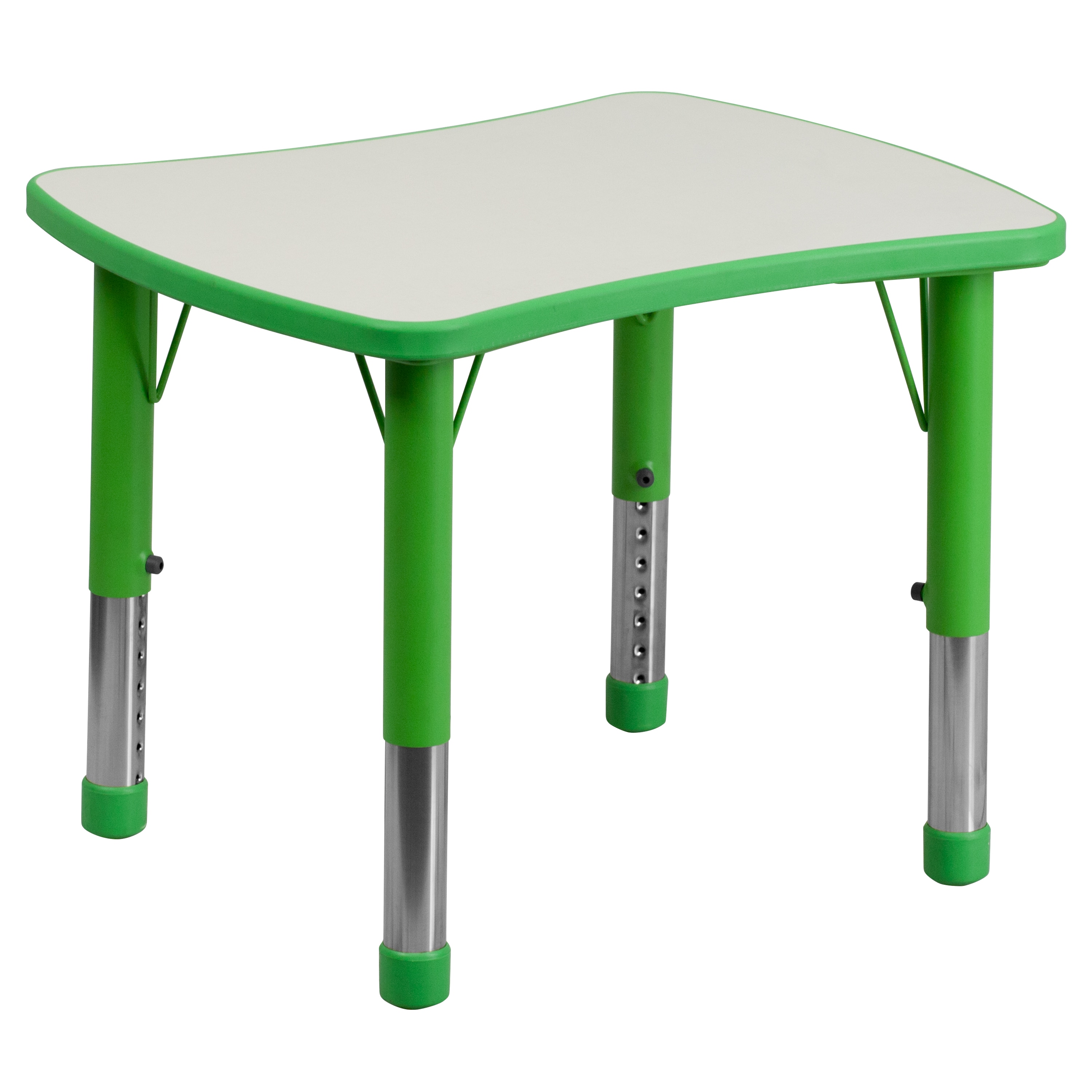 Flash Furniture Green Rectangular Kid s Play Table in the Kids