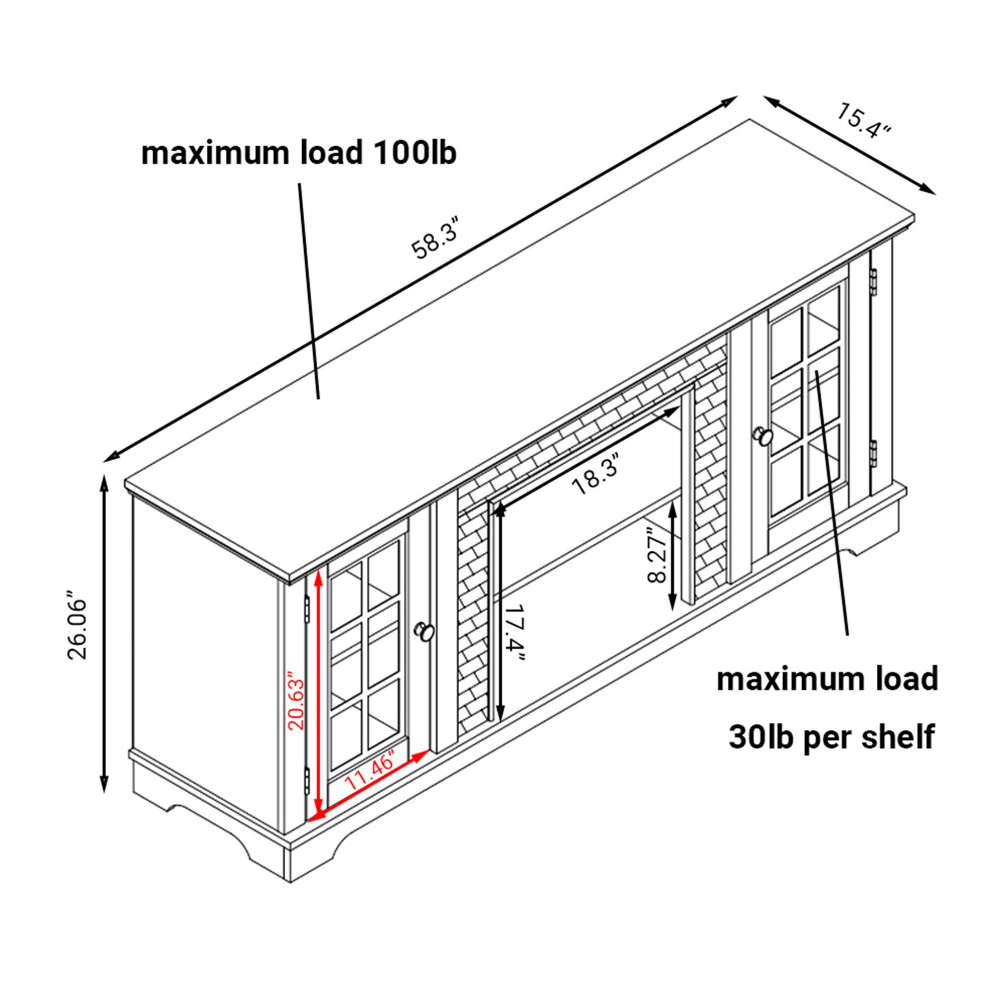 SINOFURN SYC070028BK Electric-Fireplaces - View #14