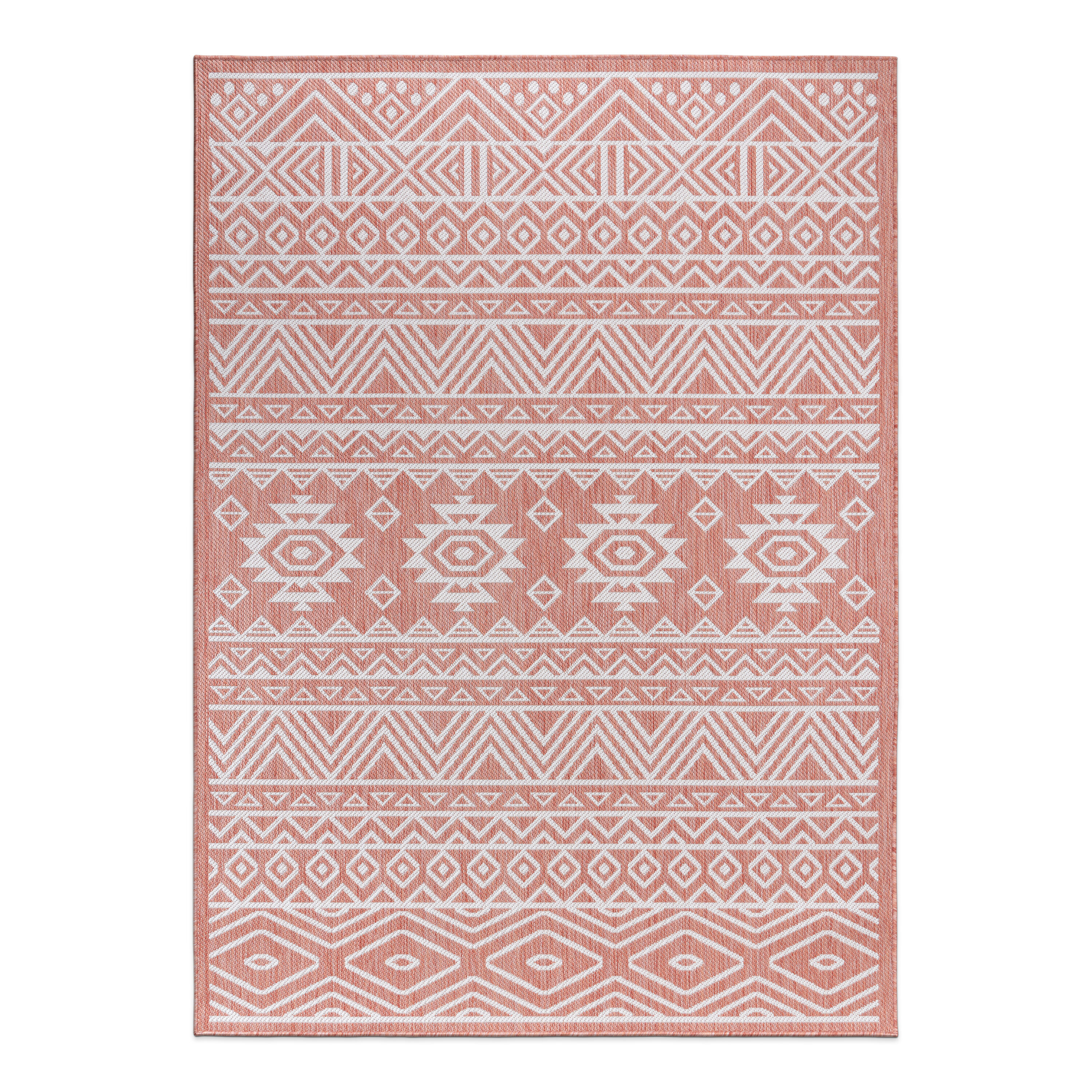 World Rug Gallery 124TERRA8X10 Summer 8 x 10 (ft) Loomed Polypropylene Terra Rectangular Indoor/Outdoor Geometric Global Area rug