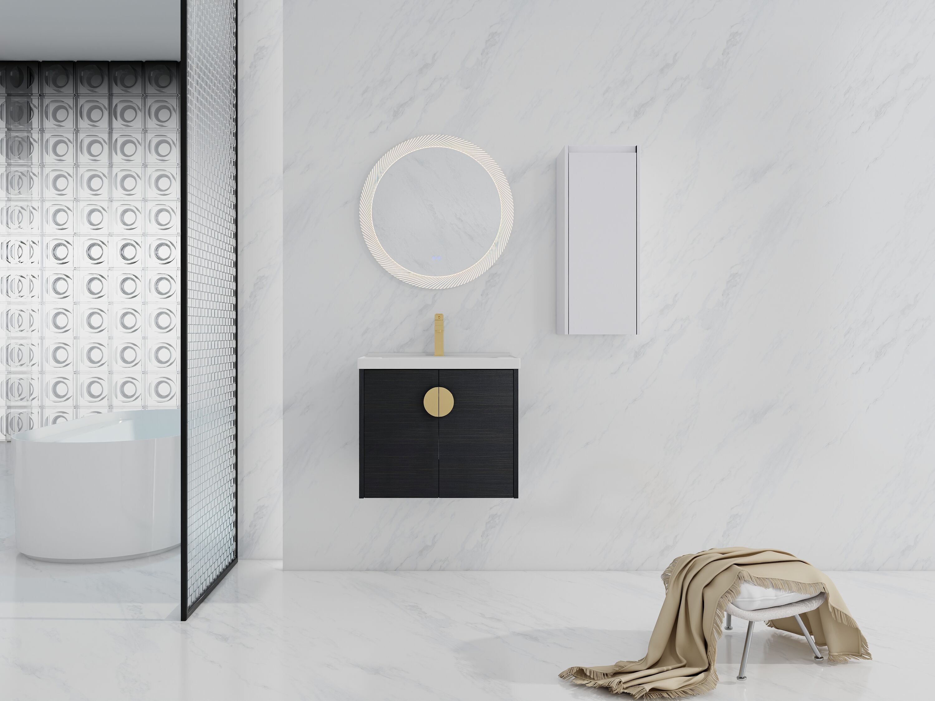 LOVMOR SF-J-W999S00326 Bath-Vanity-Combo - View #2