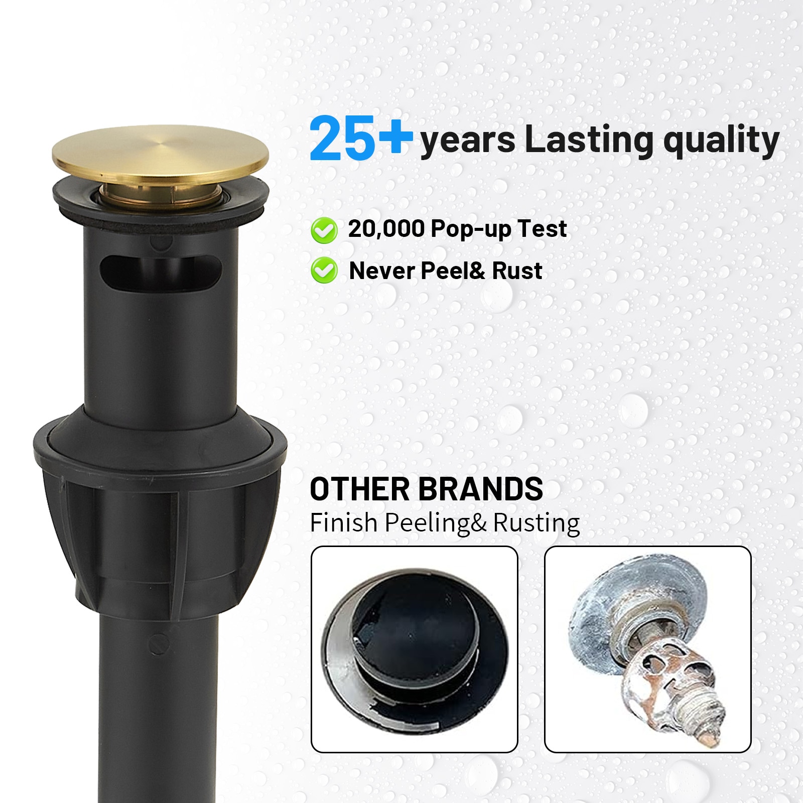 BWE A-9PP-1-GOLD Popup-Drains-Accessories - View #4