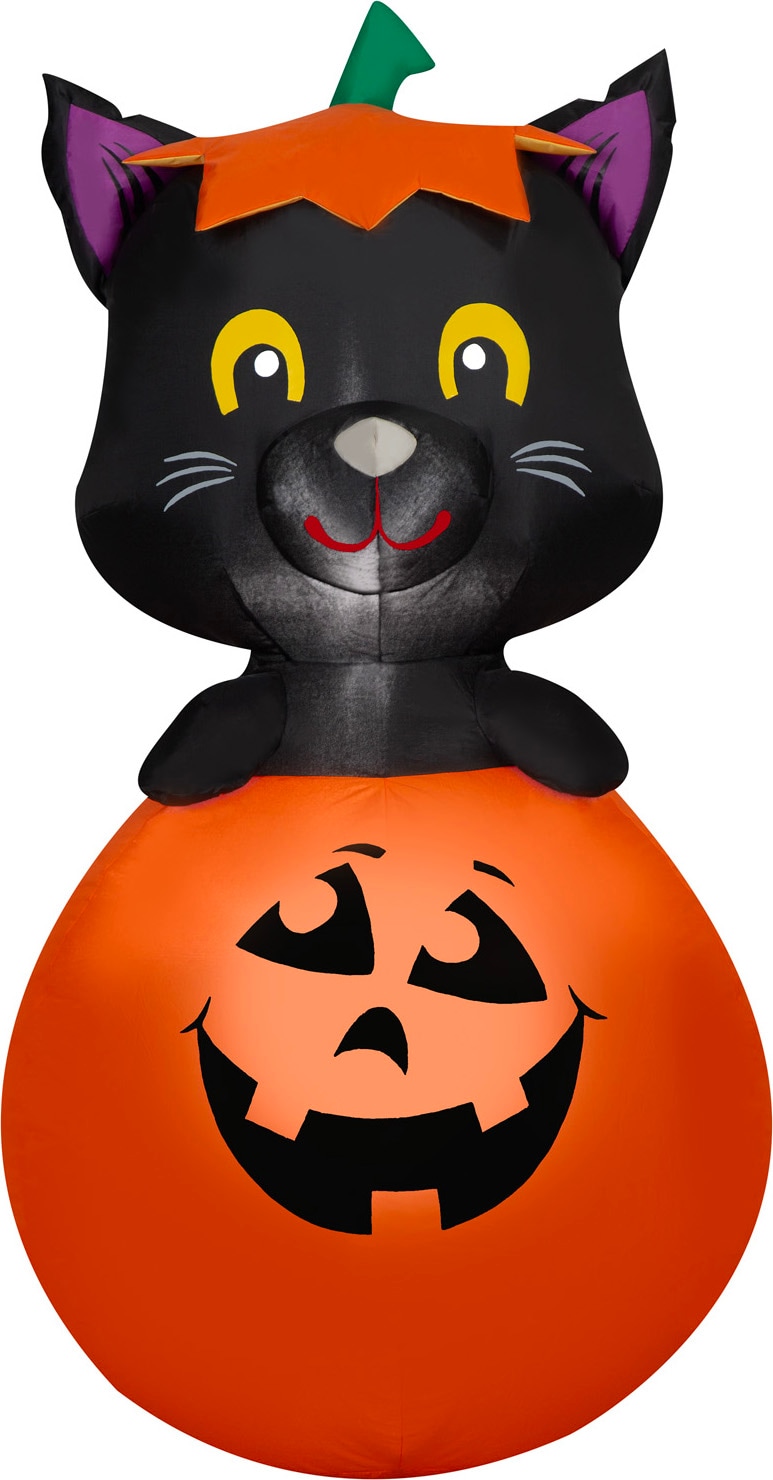 Gemmy 551899X 4-Feet Lighted Pumpkin Inflatable