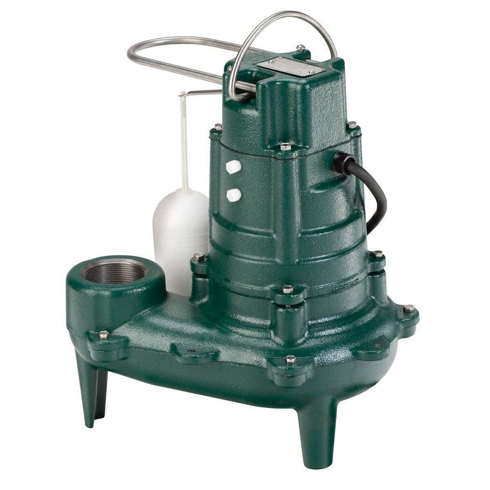 Zoeller 1/2-HP 115-Volt Cast Iron Sewage Sump Pump in the Water Pumps  department at