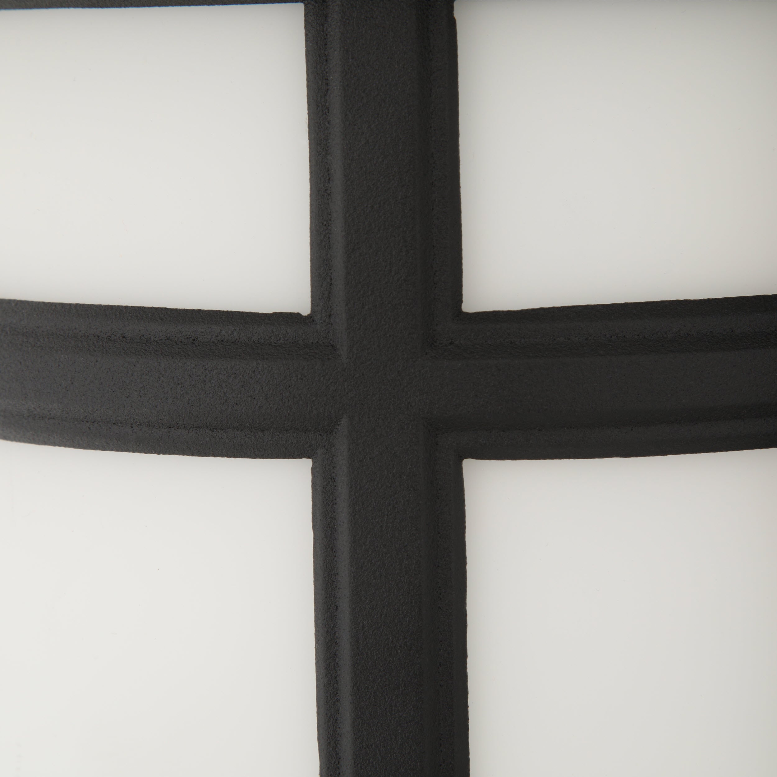 Matte Black Opal Glass 13" Wall Sconce