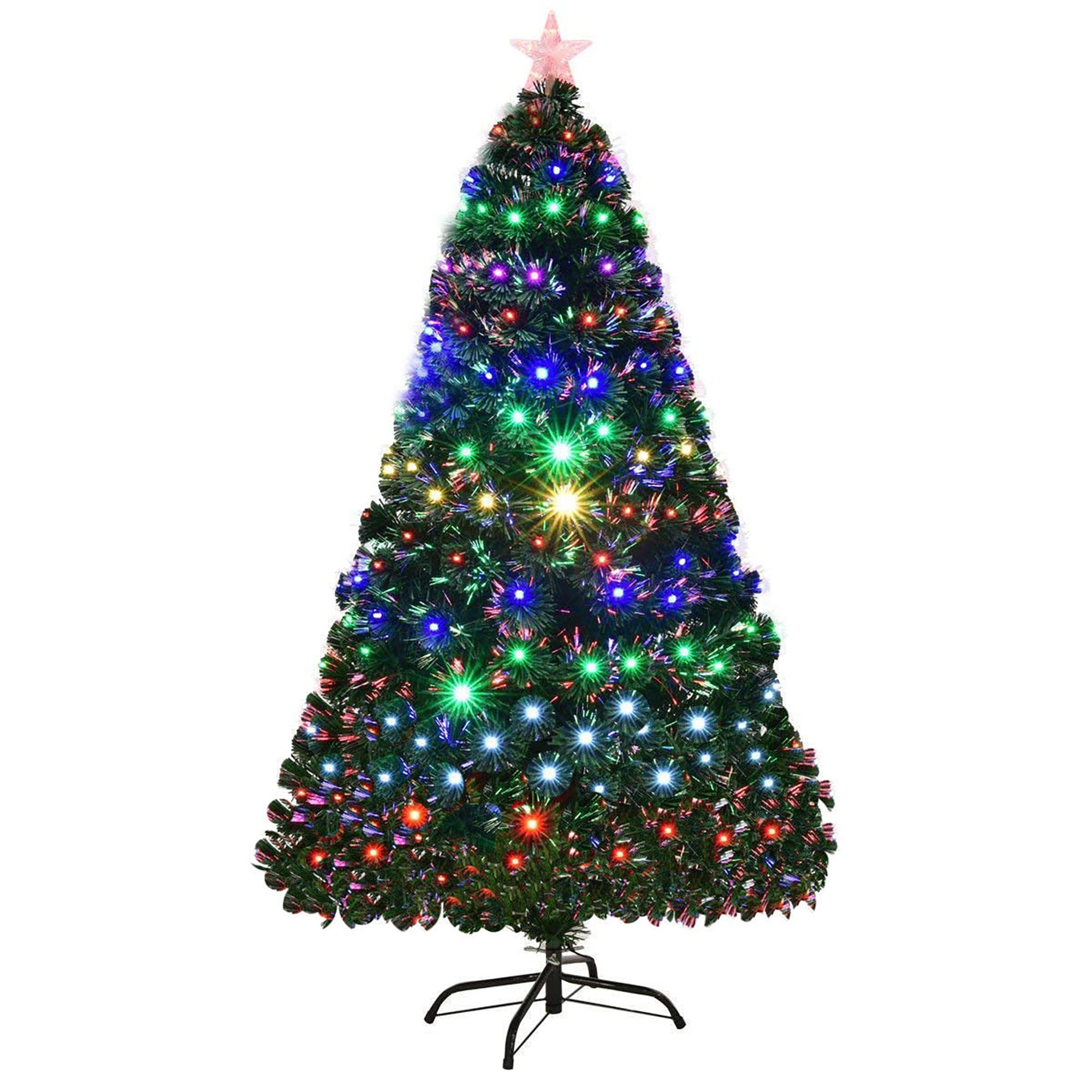 Forclover ALHY-70CM 5-Feet Pre-lit Artificial Christmas Tree with Multicolor LED Lights