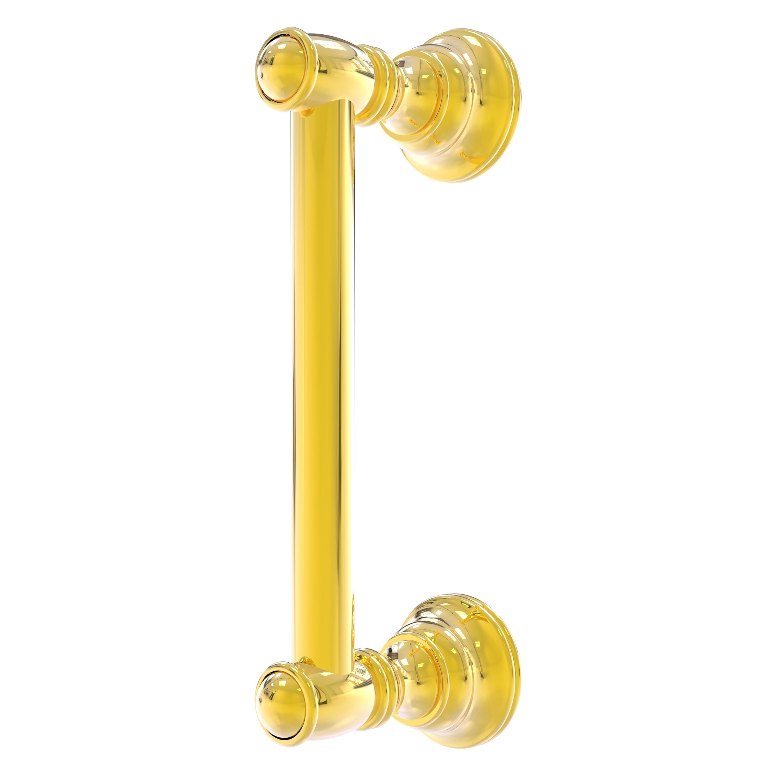 Allied Brass CL-3-8-PB Carolina 8-in , 203mm Center to Center Polished Brass Dual Mount Cylindrical Bar For Use on Appliances Drawer Pulls