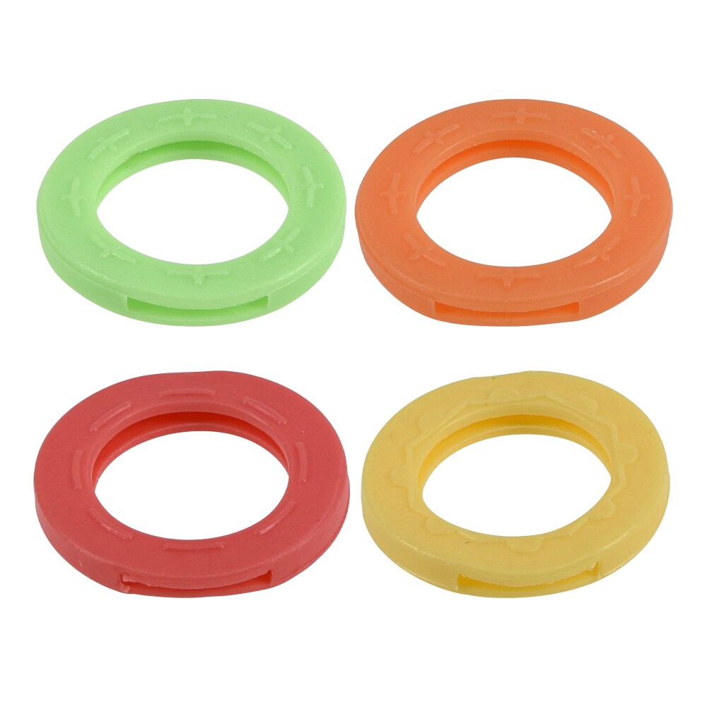 Minute Key 4-Pack Multi-colored Id Tag