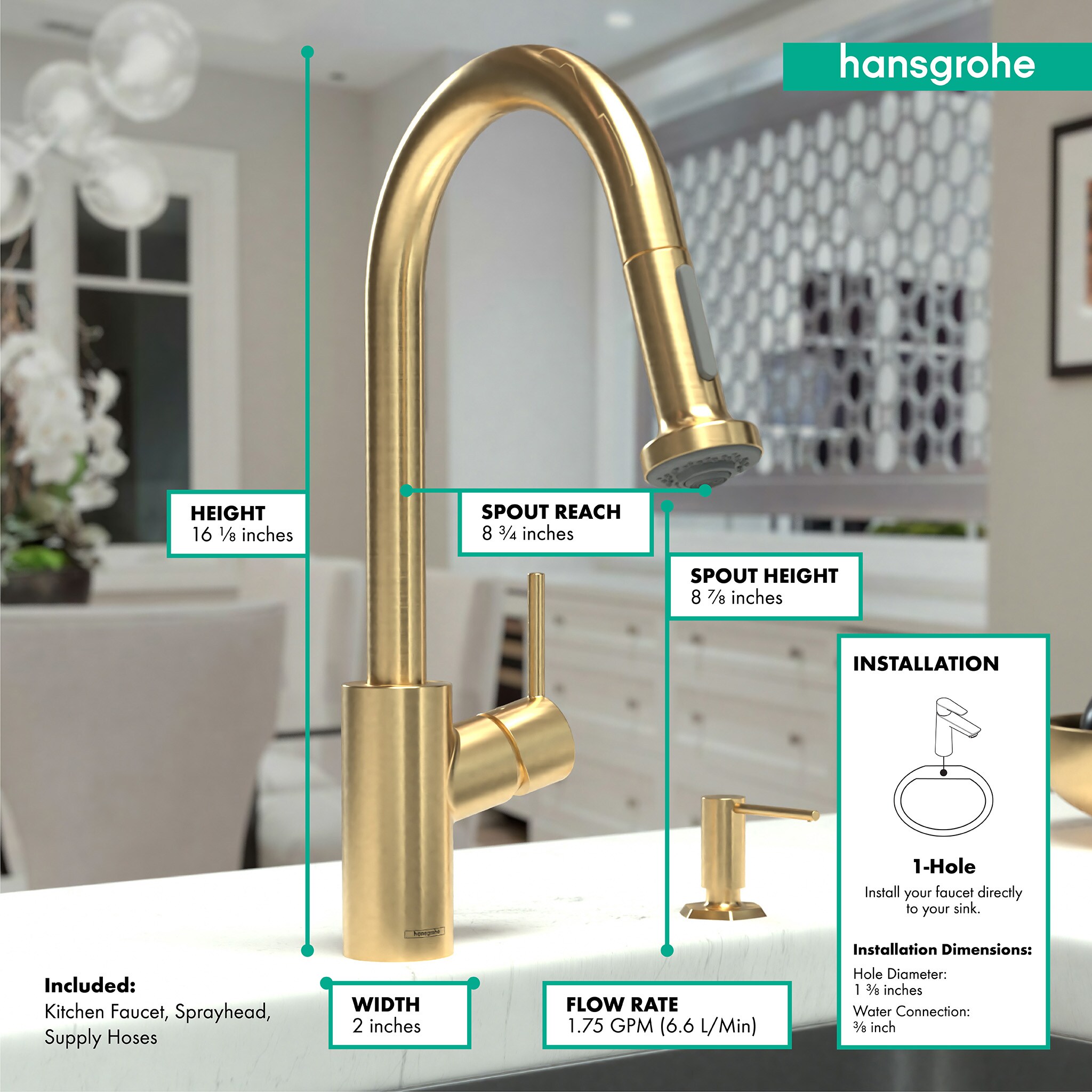 Hansgrohe 14877251 Kitchen-Faucets - View #4