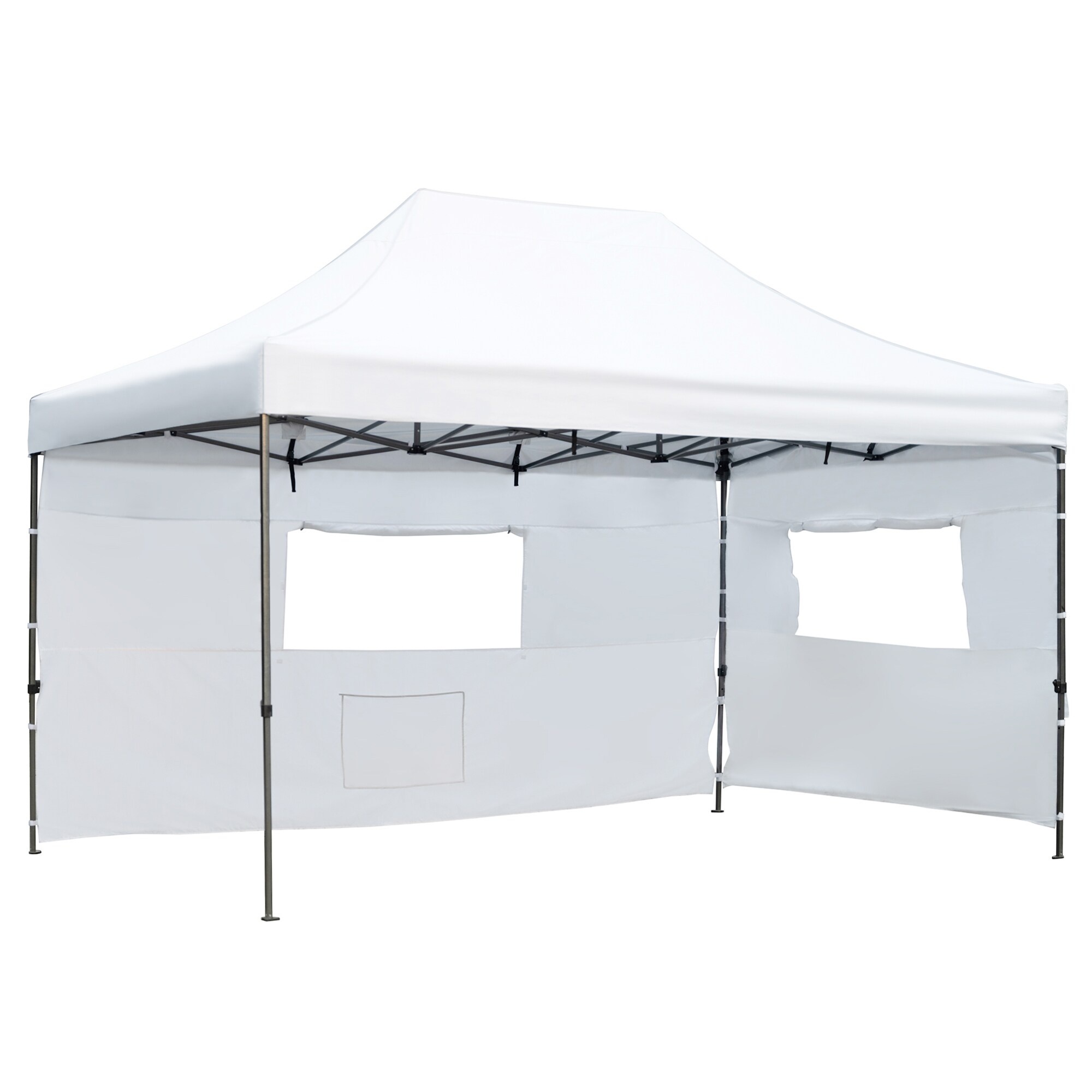 Topcraft TCGZB31 15-ft x 10-ft Rectangle White Pop-up canopy