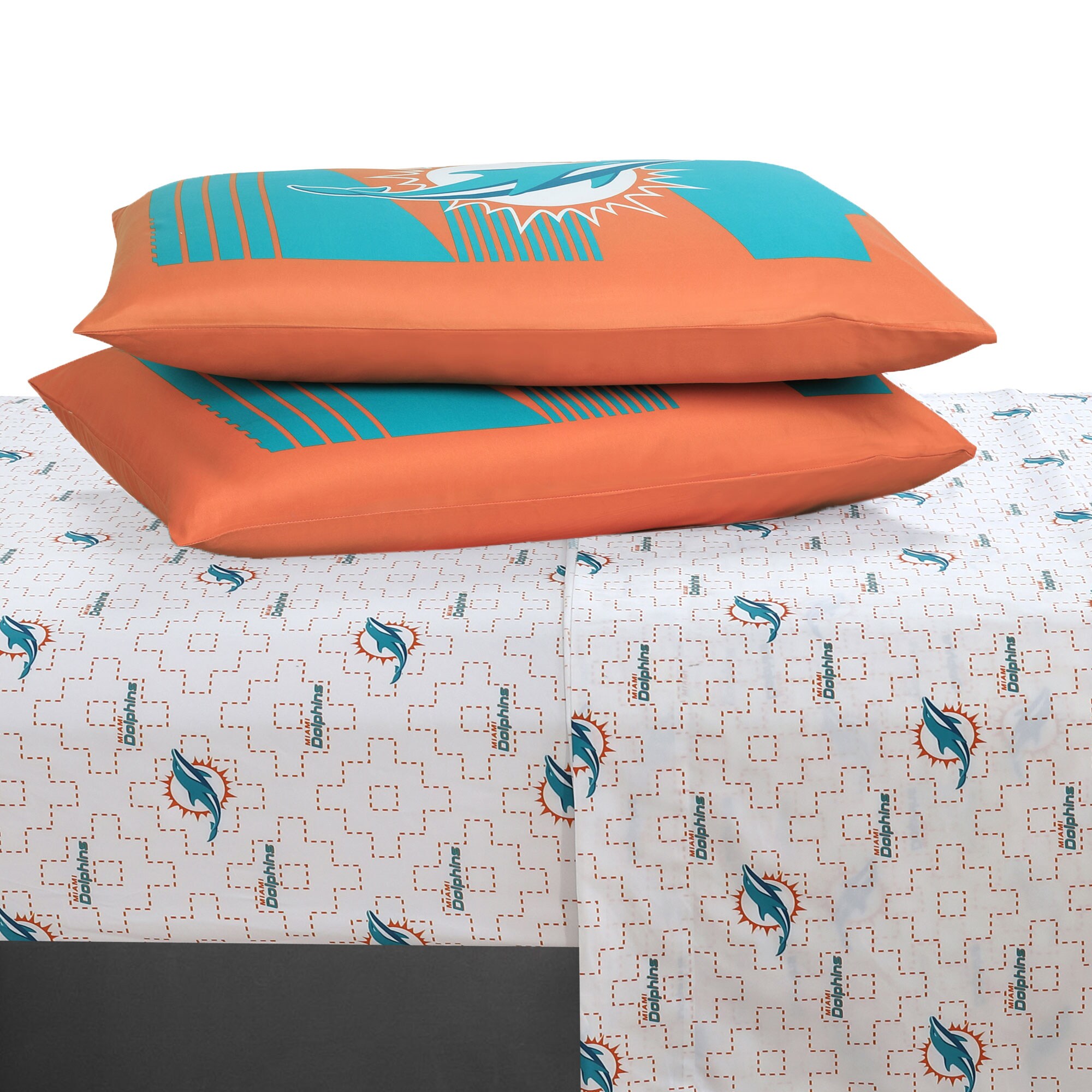 NFL 864 Miami Dolphins Full Bed in a Bag Set