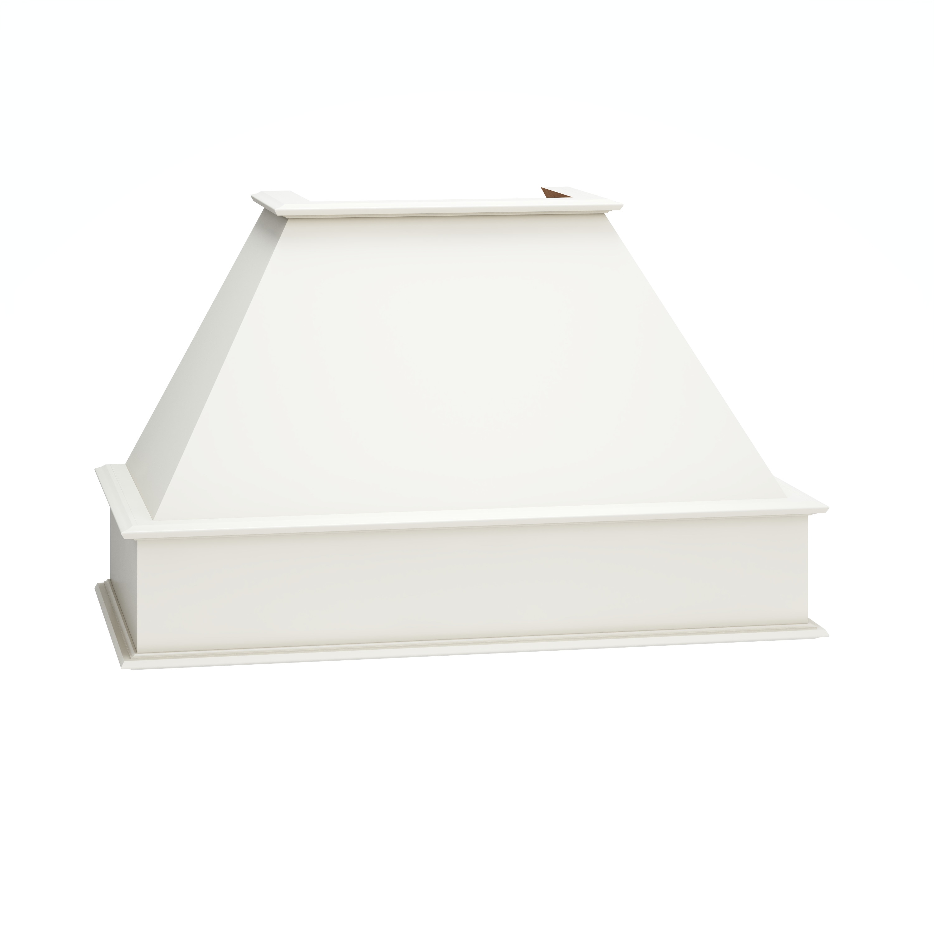 Diamond Express 311 WHS36 Classic Square Hood Cover 36-in W x 23.1-in H x 19-in D White Painted