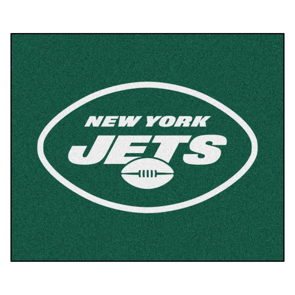 CC Sports Decor NFL New York Jets Mascot Novelty Logo Shaped Area Rug