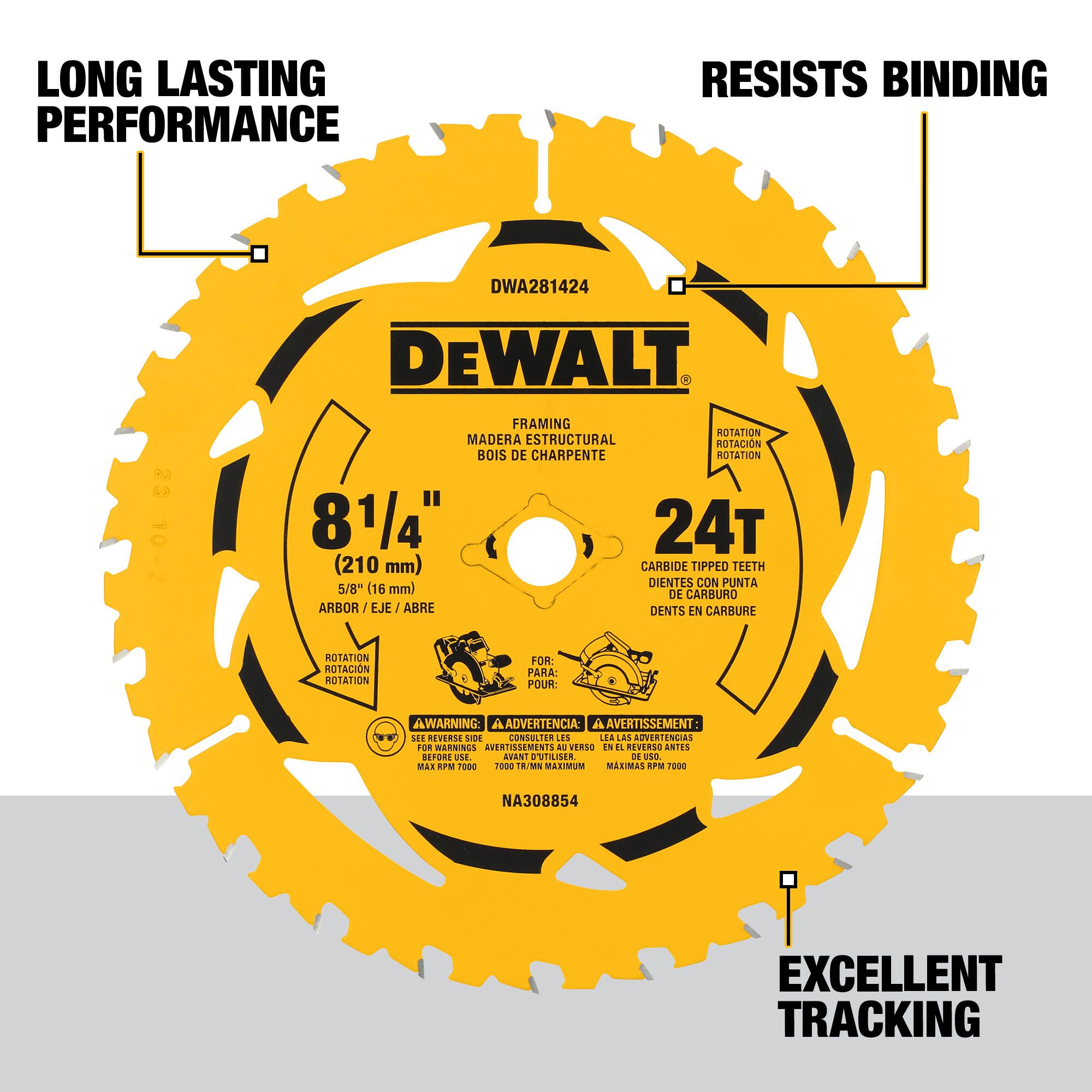 DEWALT DWA281424 Circular-Saw-Blades - View #2