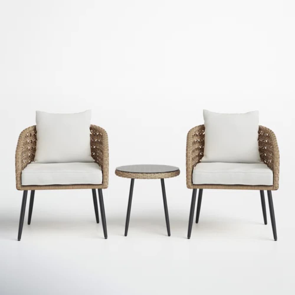 Tranquilo Depot TD131-1T-2S-3ST Patio Conversation Set