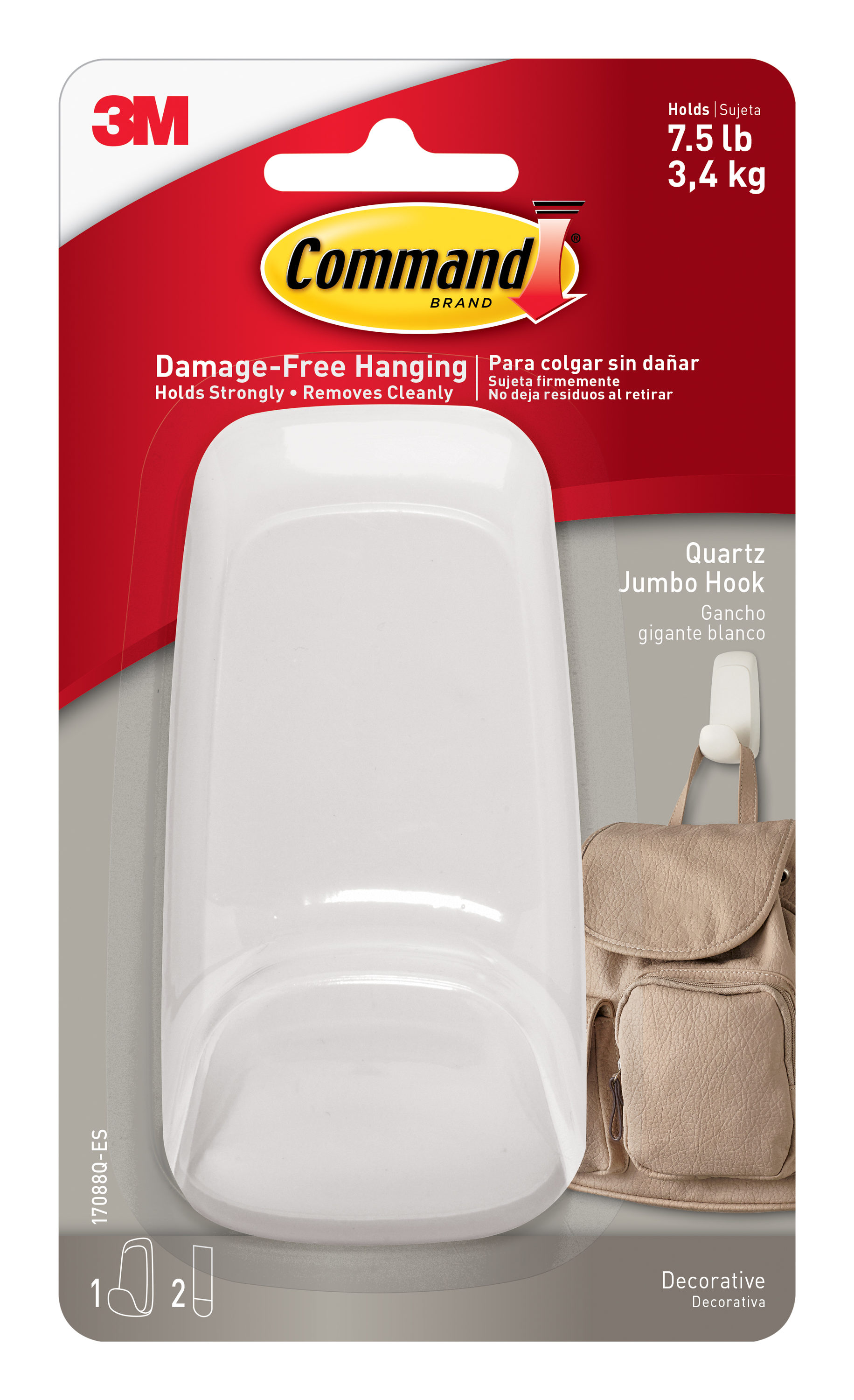 Command Spray Bottle Holder Adhesive Hook - S.W. Collins