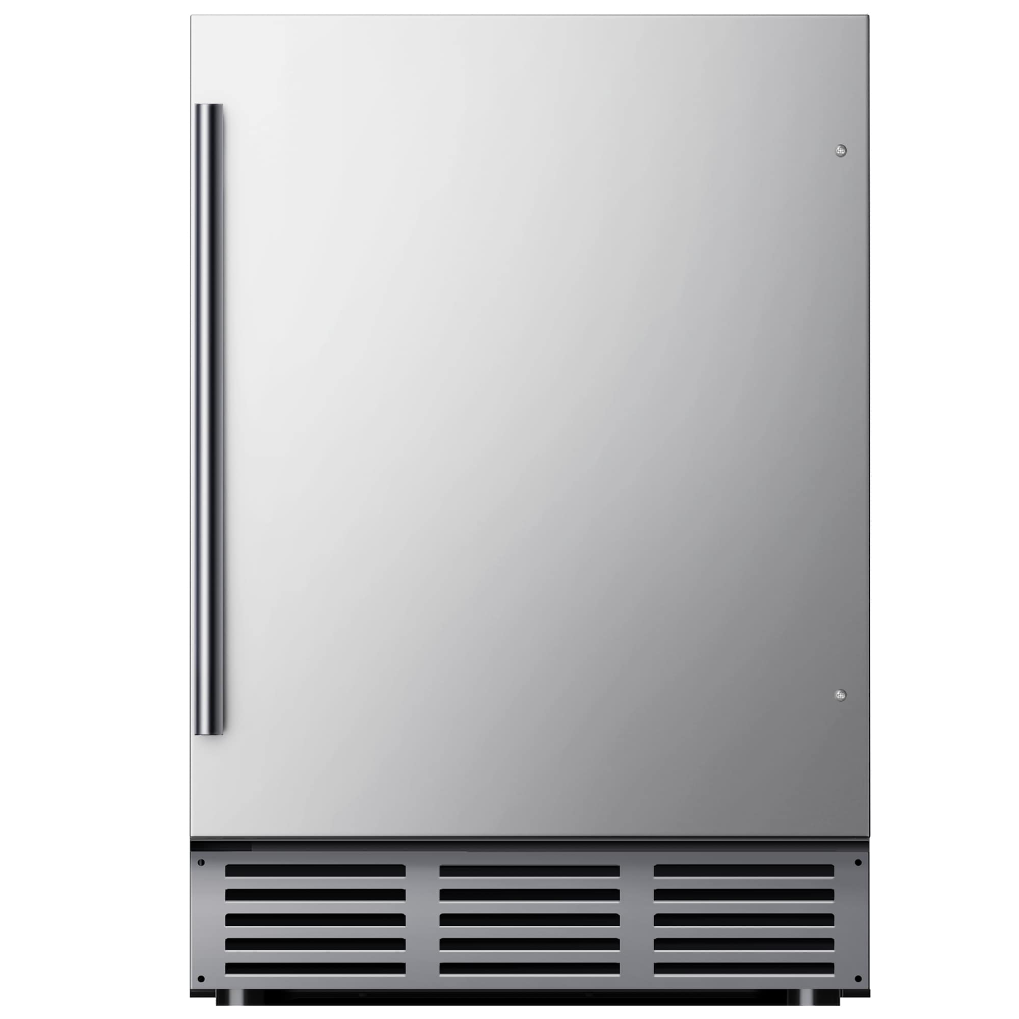 SIMZLIFE RUC-SD53 23.5-in W 180 -Can Capacity Silver Built-in/Freestanding Indoor Beverage Refrigerator