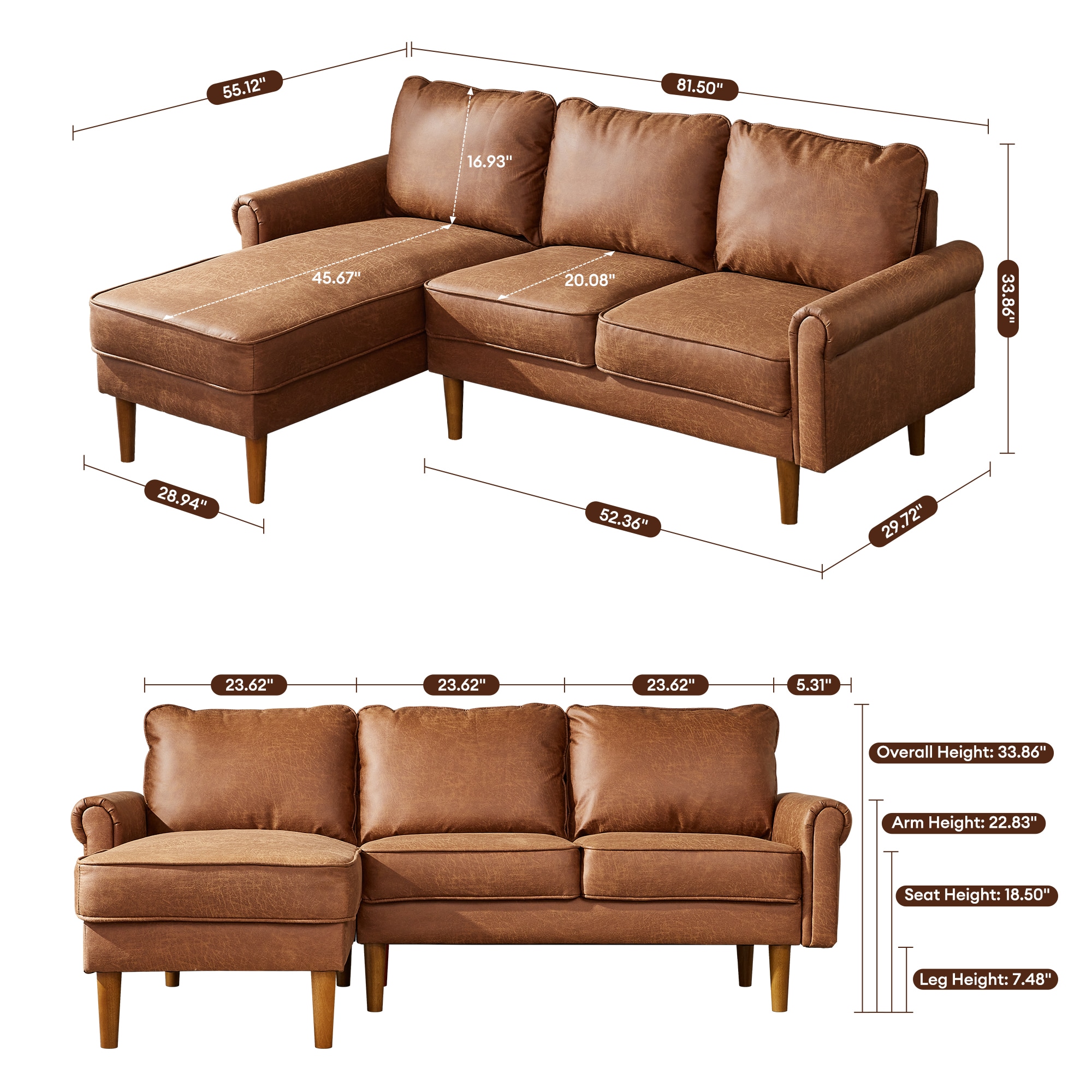 Ovios OTSGL100 Sofas-Loveseats - View #8