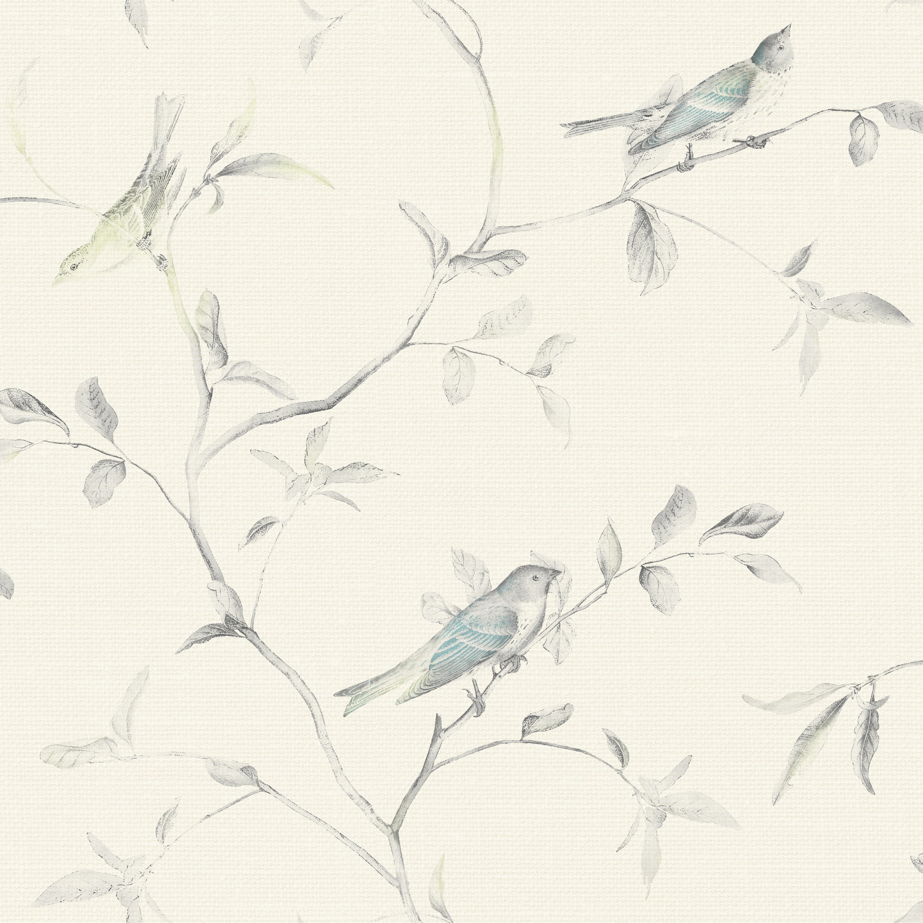 York Wallcoverings VE7074 Inspired By Color Simply Neutrals 56.4-Sq. Feet Gray Non-woven Animals Prepasted Water Activated Paste Wallpaper