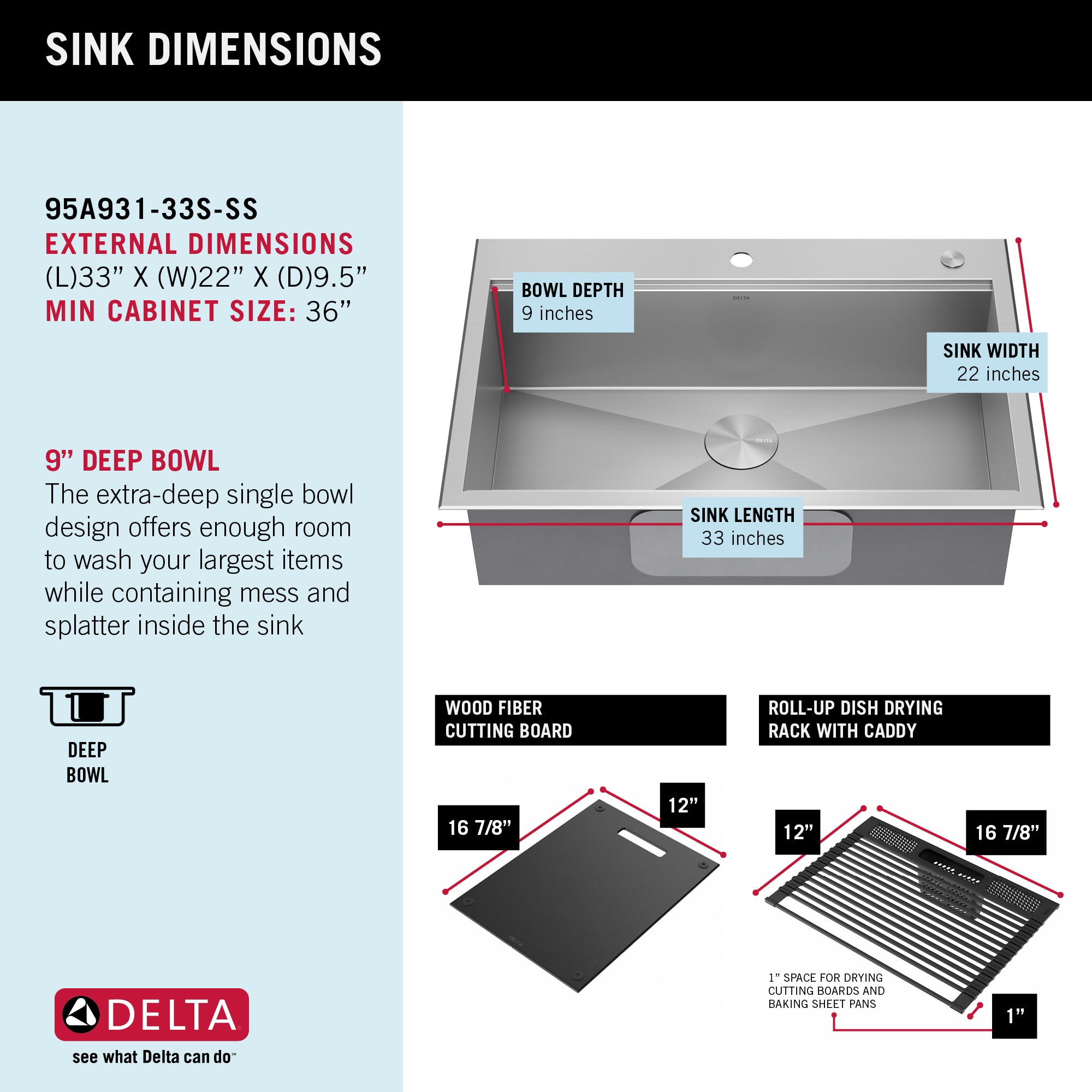 Delta 95A931-33S-SS Kitchen-Sinks - View #6