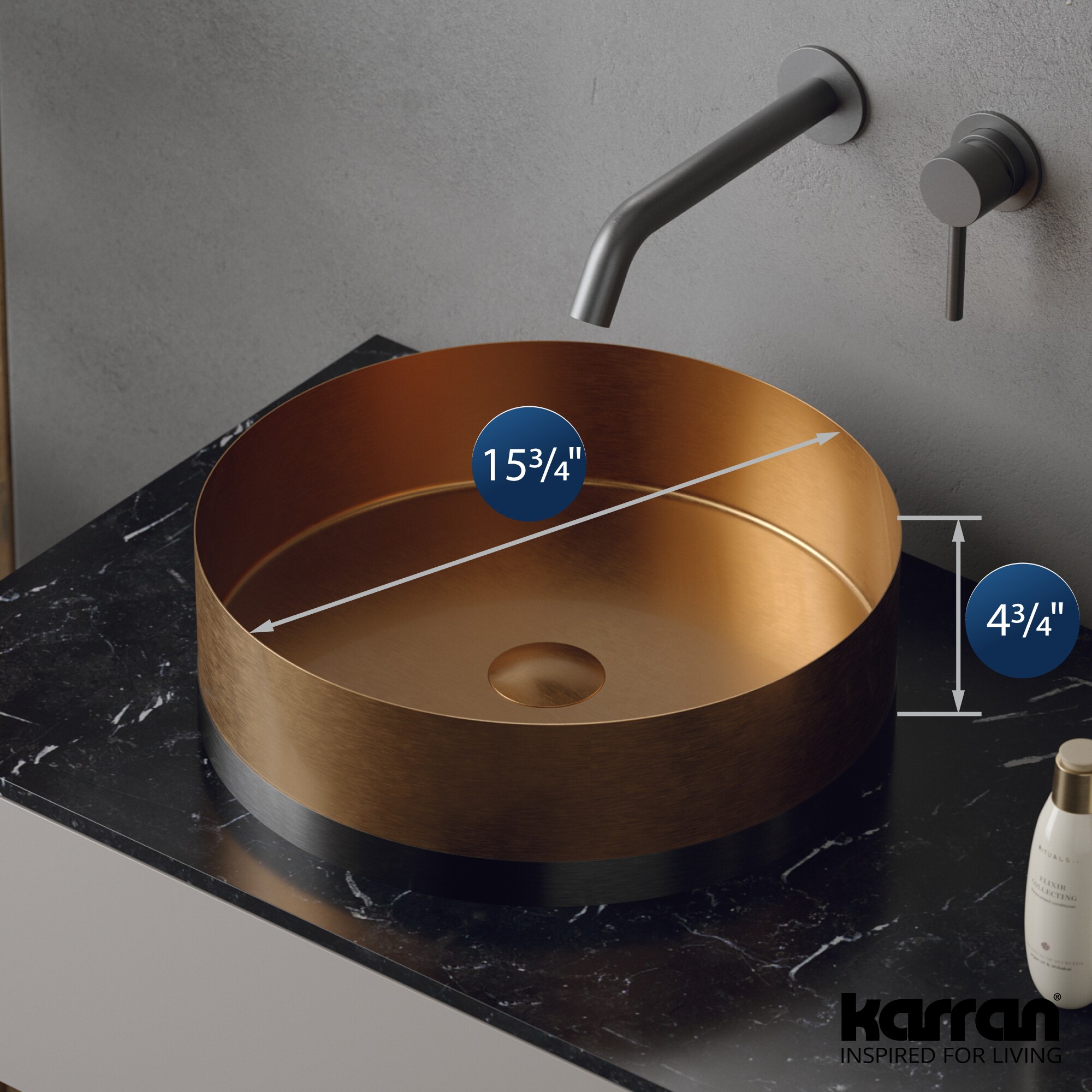 Karran CCV300BC Bath-Sink - View #4