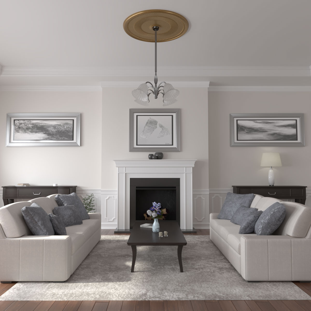 Ekena Millwork CM51NEPAS Ceiling-Medallions - View #4