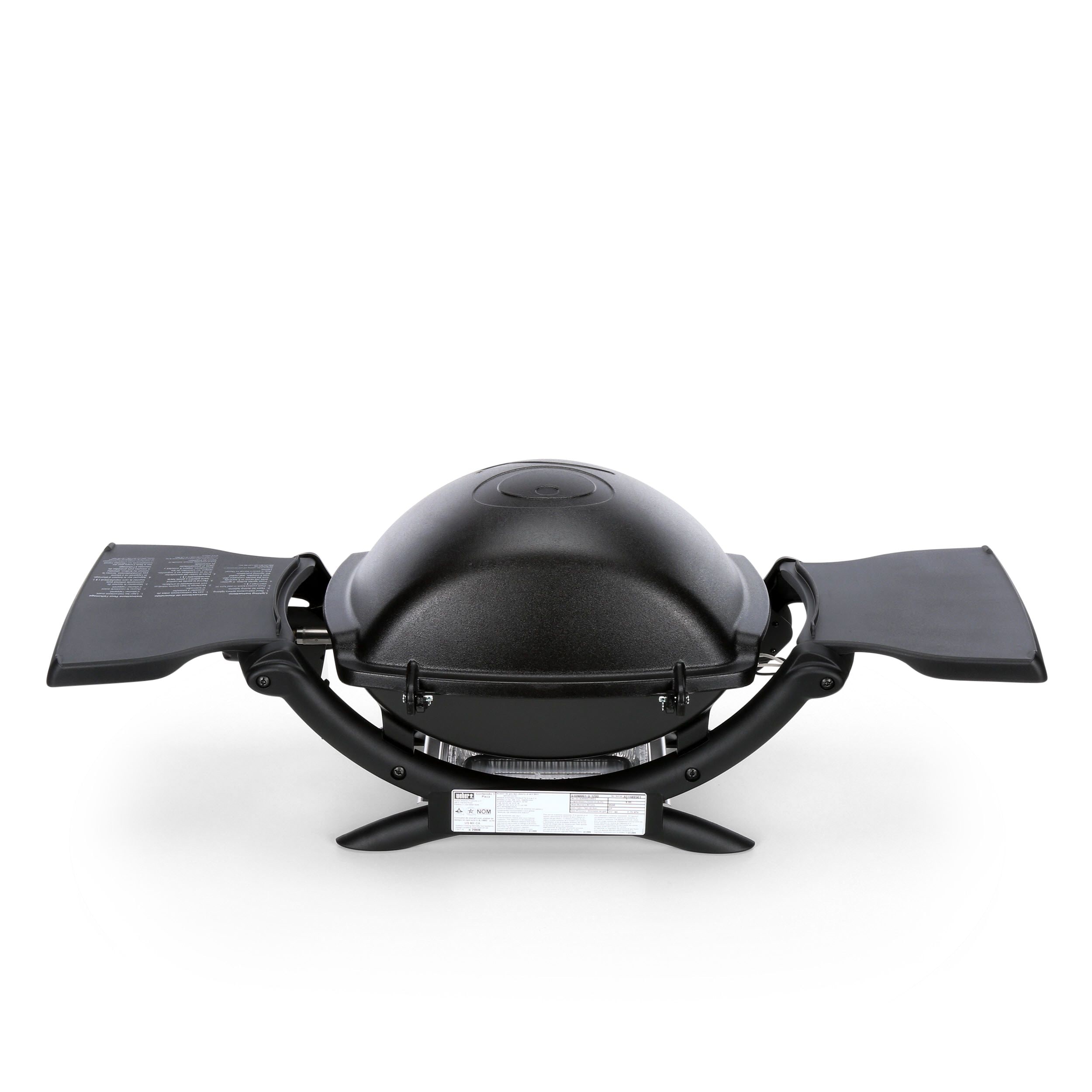 Weber 189-Sq in Black Portable Gas Grill in the Portable Grills 