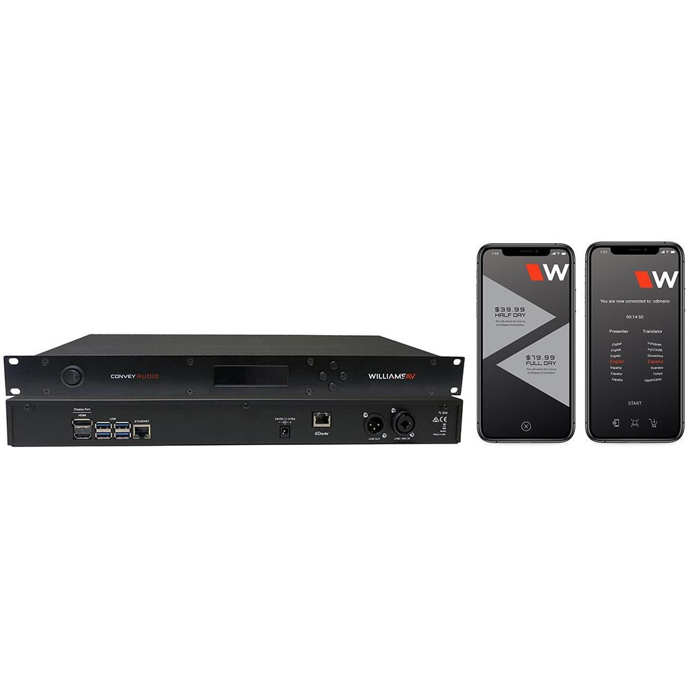  TCNCD389437 Williams AV WLS-TL-S10 Convey Listening System Language Translator