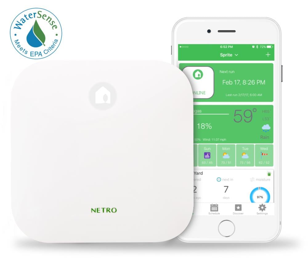 Netro Sprite-12-Station Wi-Fi Compatible Smart Irrigation Timer