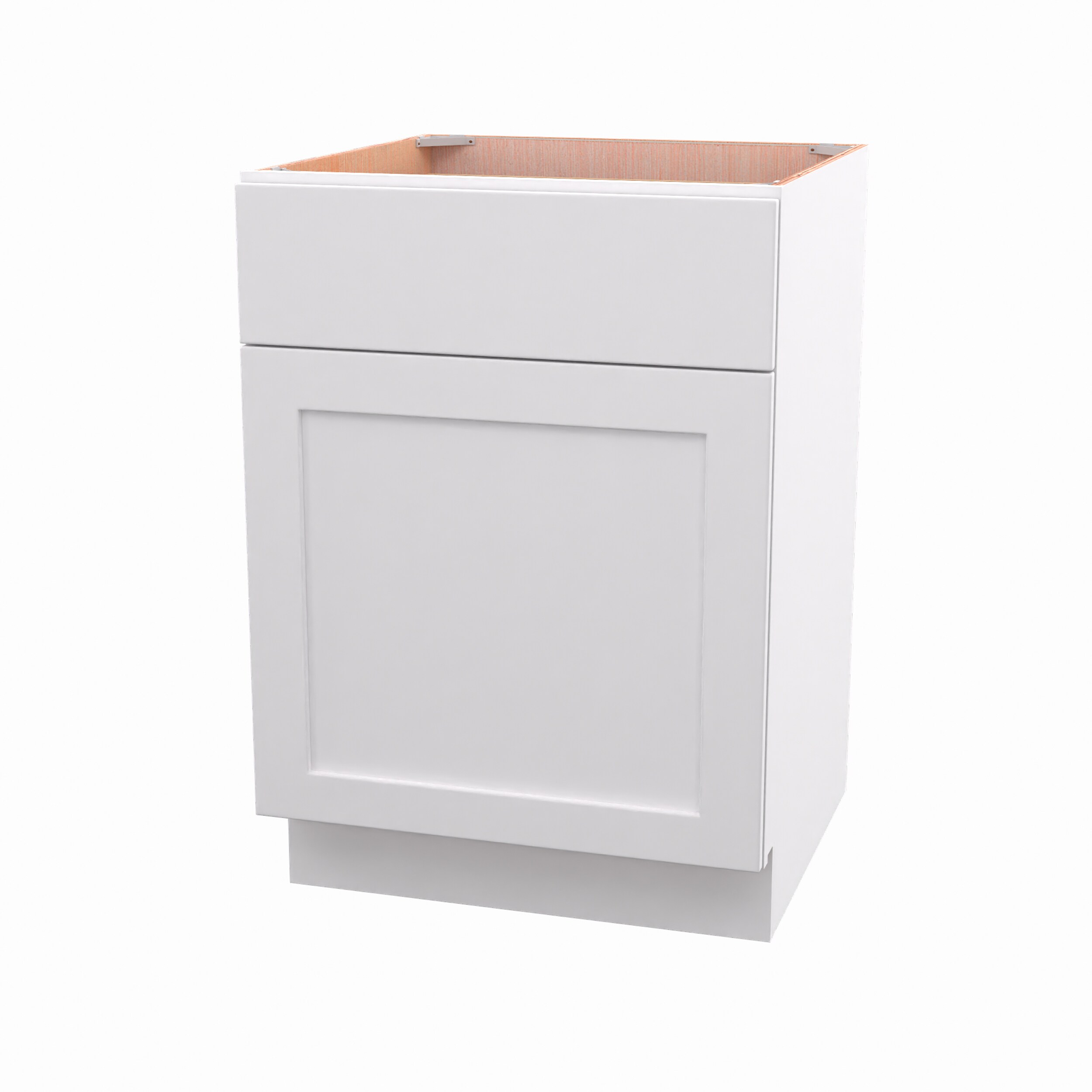 RELIABILT Fairplay 24-in W x 34.5-in H x 24-in D White Door Base Ready ...