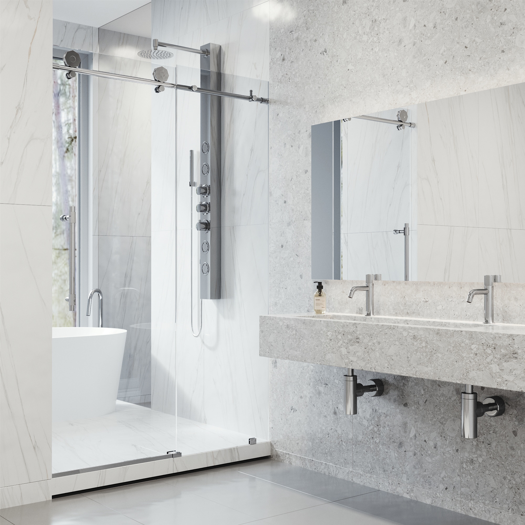 VIGO VG6022CHCL6076 Shower-Doors - View #5