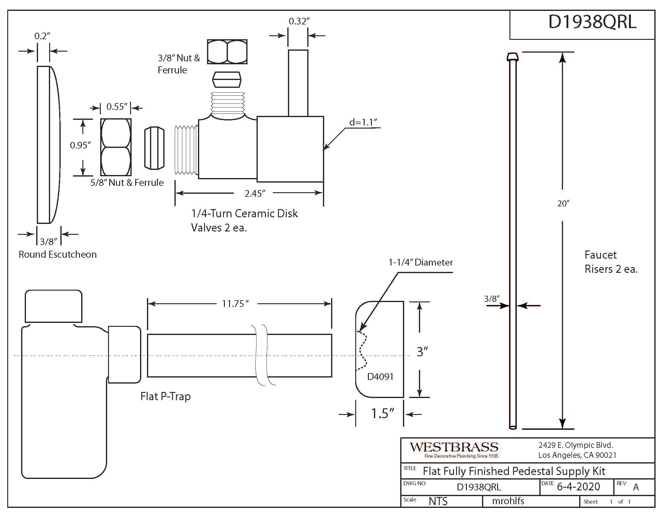 WESTBRASS D1938QRL-62 Shut-Off-Valves - View #2