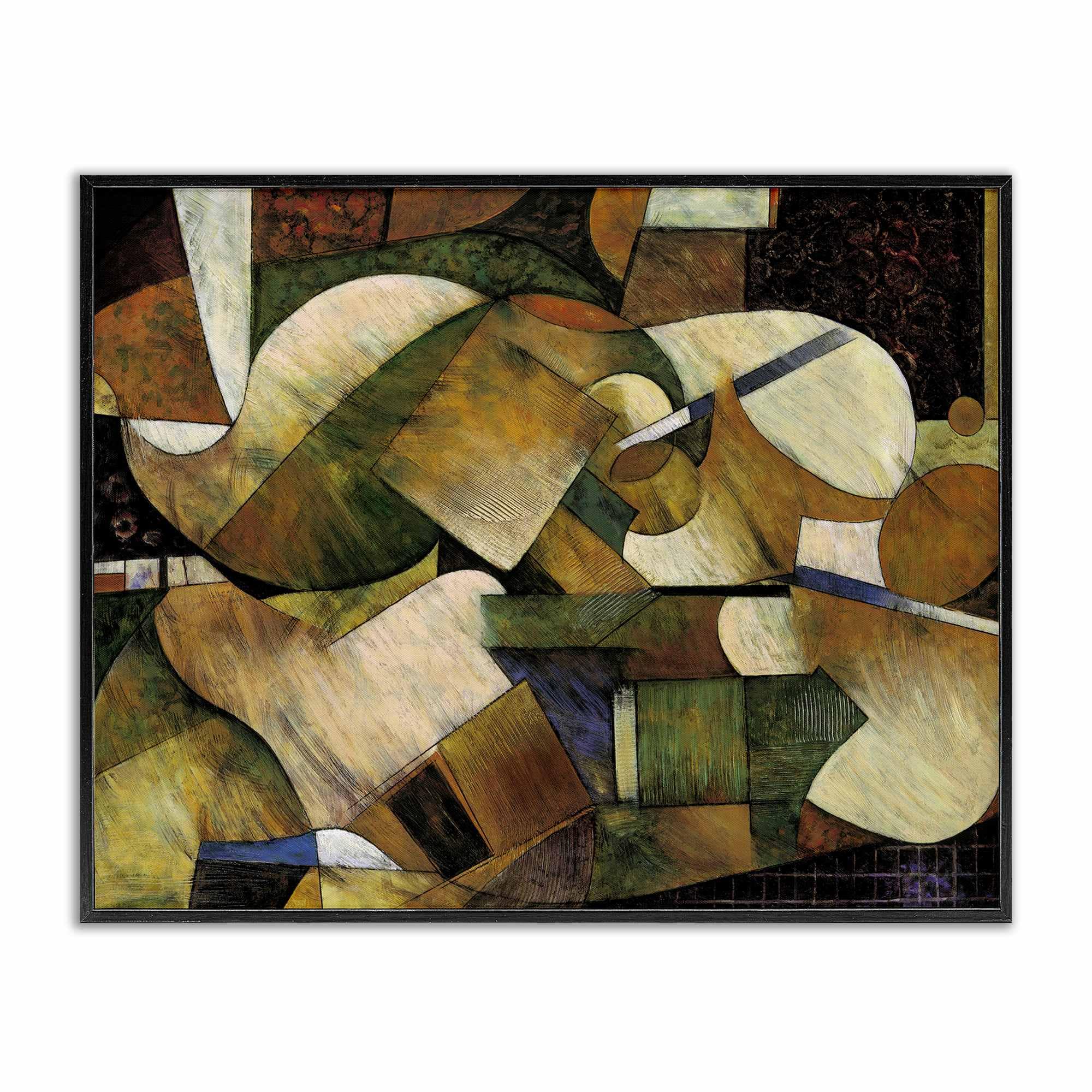 Stupell Industries BS-538-FR-16X20 Expressive Geometric Abstraction Framed Giclee design by Jonathan Parsons