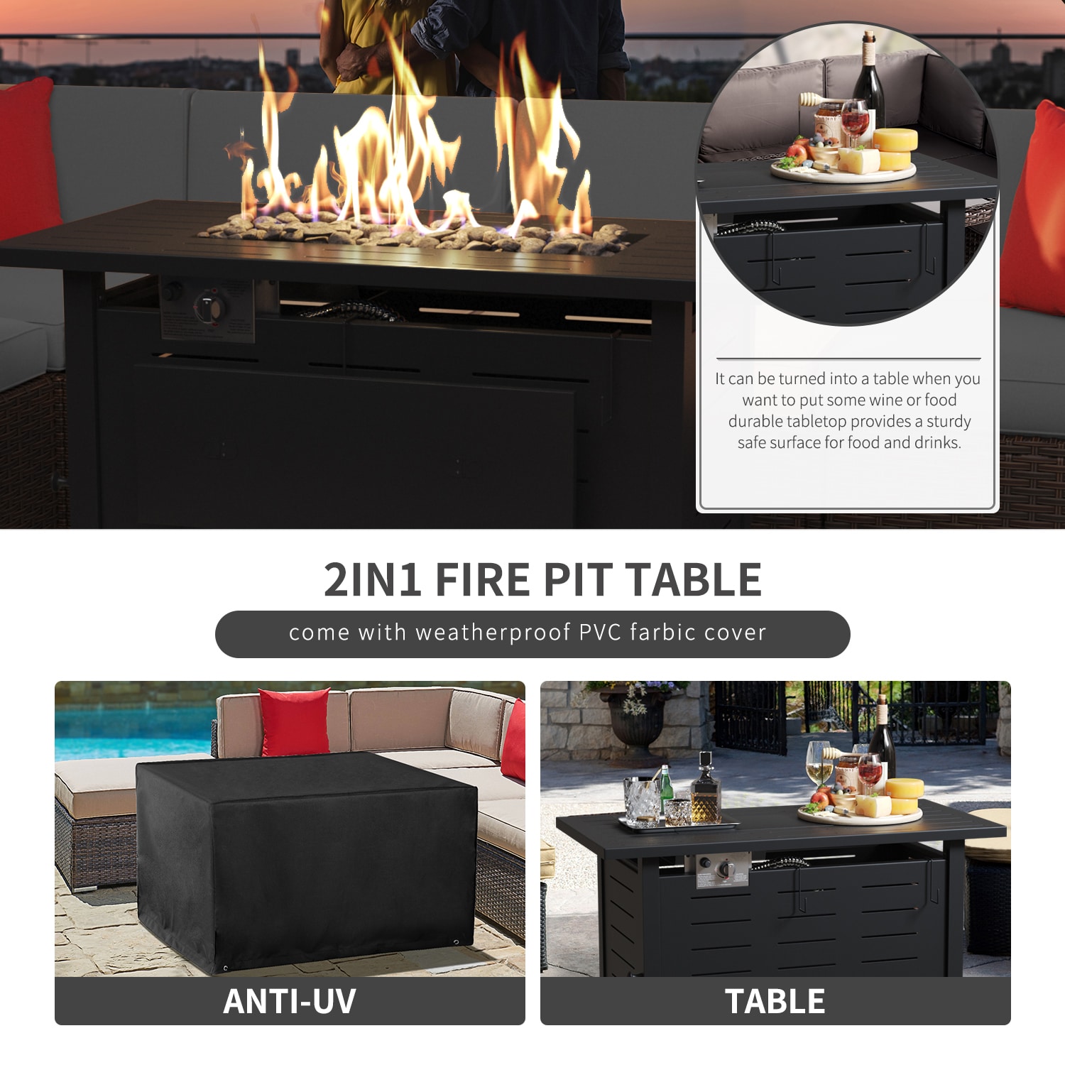 Bapipro BP3508G19 Patio-Conversation-Sets - View #5