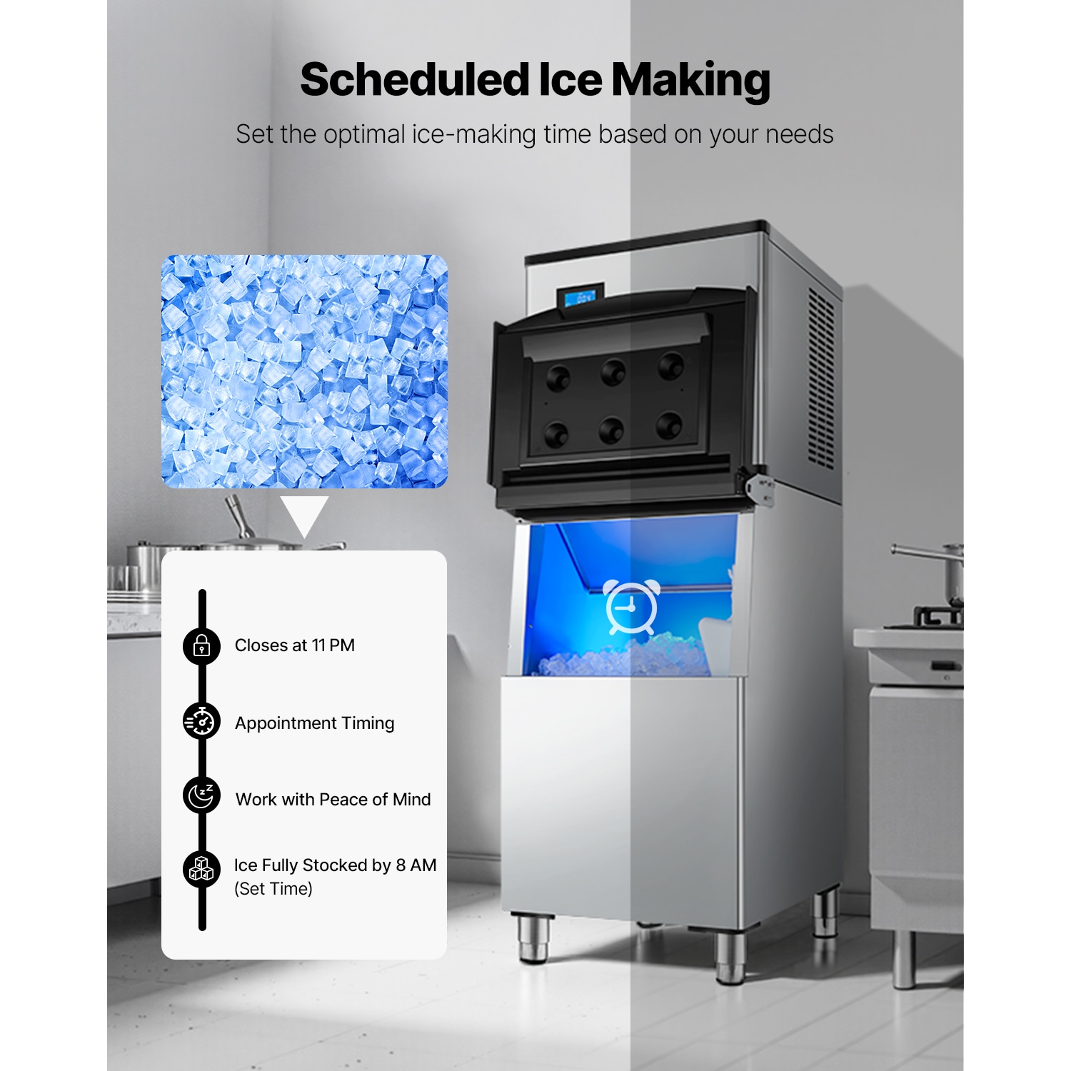 VEVOR TSJGJ2200W418LAWMV1 Icemaker-Access - View #7