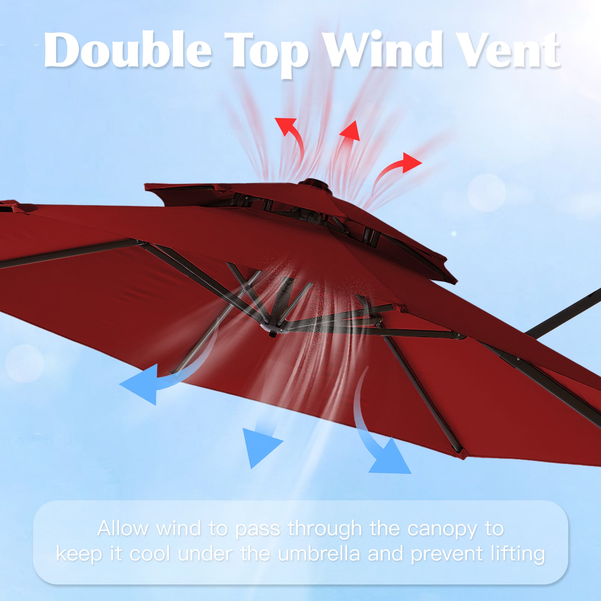 VOUA JE-LK11-GY+BASE Umbrellas-2 - View #7