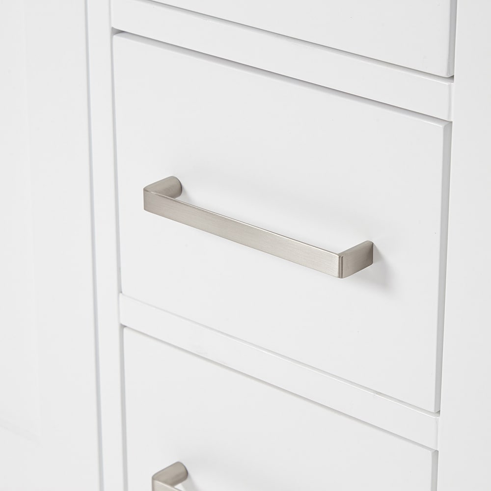 Cambridge 60" White Double Freestanding Vanity Cabinet