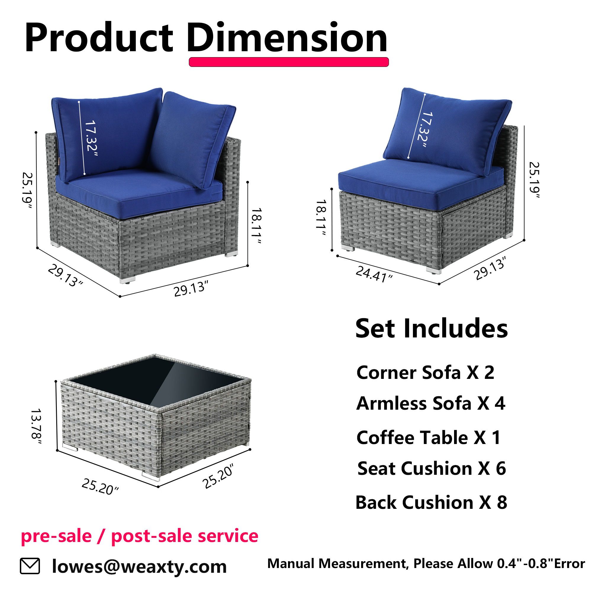 weaxty HMBHOP707 Patio-Sofas-Daybeds - View #7