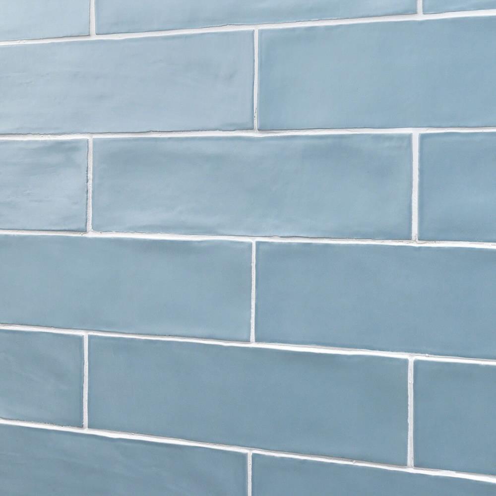 Artmore Tile Marsh Sky 3-in x 12-in Matte Ceramic Subway Wall Tile (5. ...