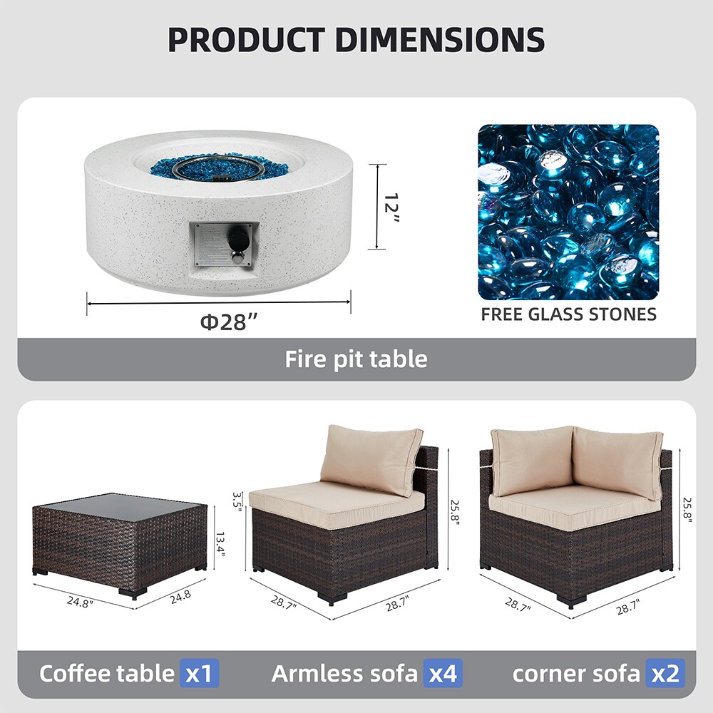Patio Watcher SF123-B35SMS Patio-Conversation-Sets - View #6