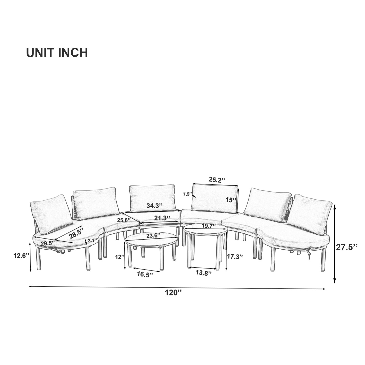 ToolCat LS2-151-HW Patio-Conversation-Sets - View #6
